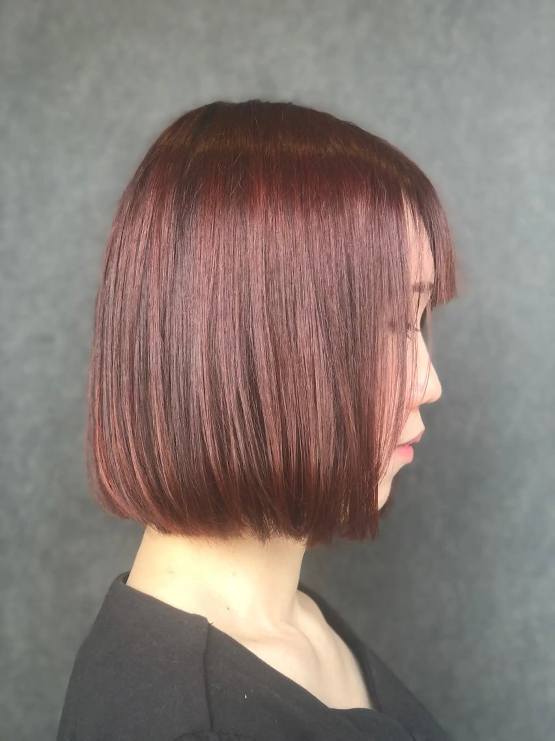 ショート ボブ カット ヘアカラー トリートメント uti所属・菊池 幹のヘアスタイル