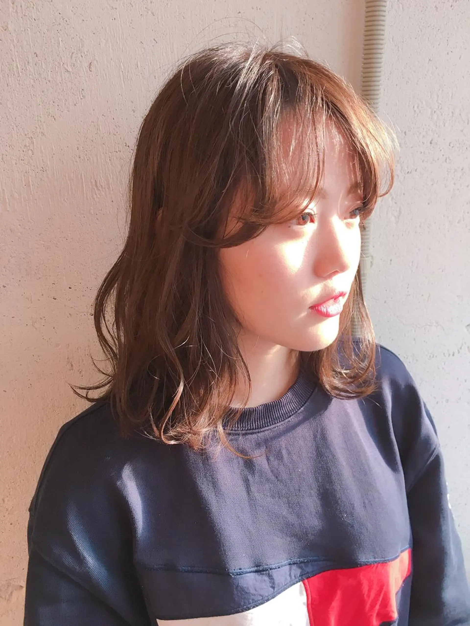 ミディアム カラー 透明感カラー イルミナカラー シノザキ/薬院/ボブ /ショート/髪質改善のヘアスタイル