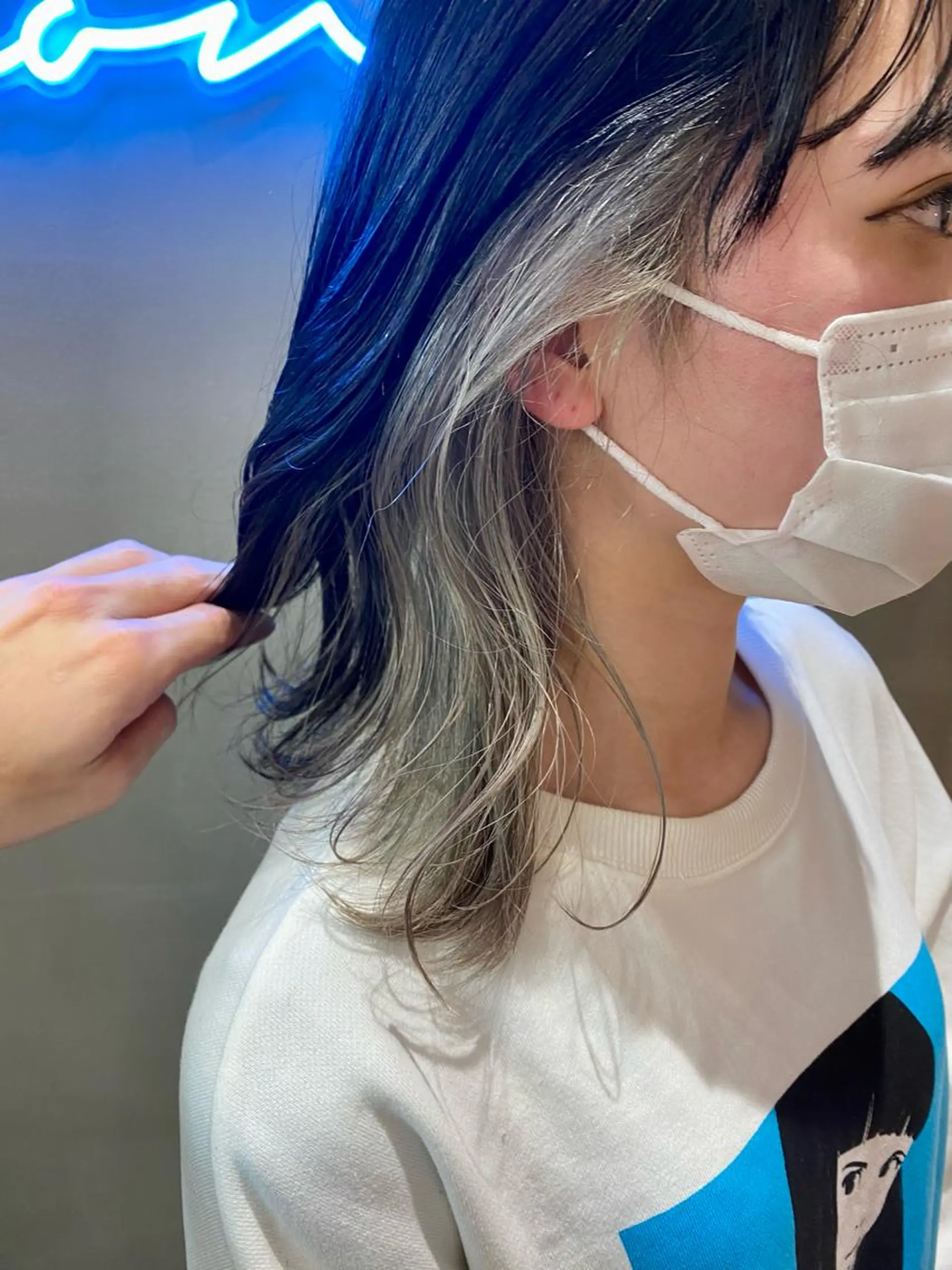 セミロング カラー カット ヘアカラー トリートメント 顔周り/ブリーチなし /縮毛矯正🫧伊勢のヘアスタイル