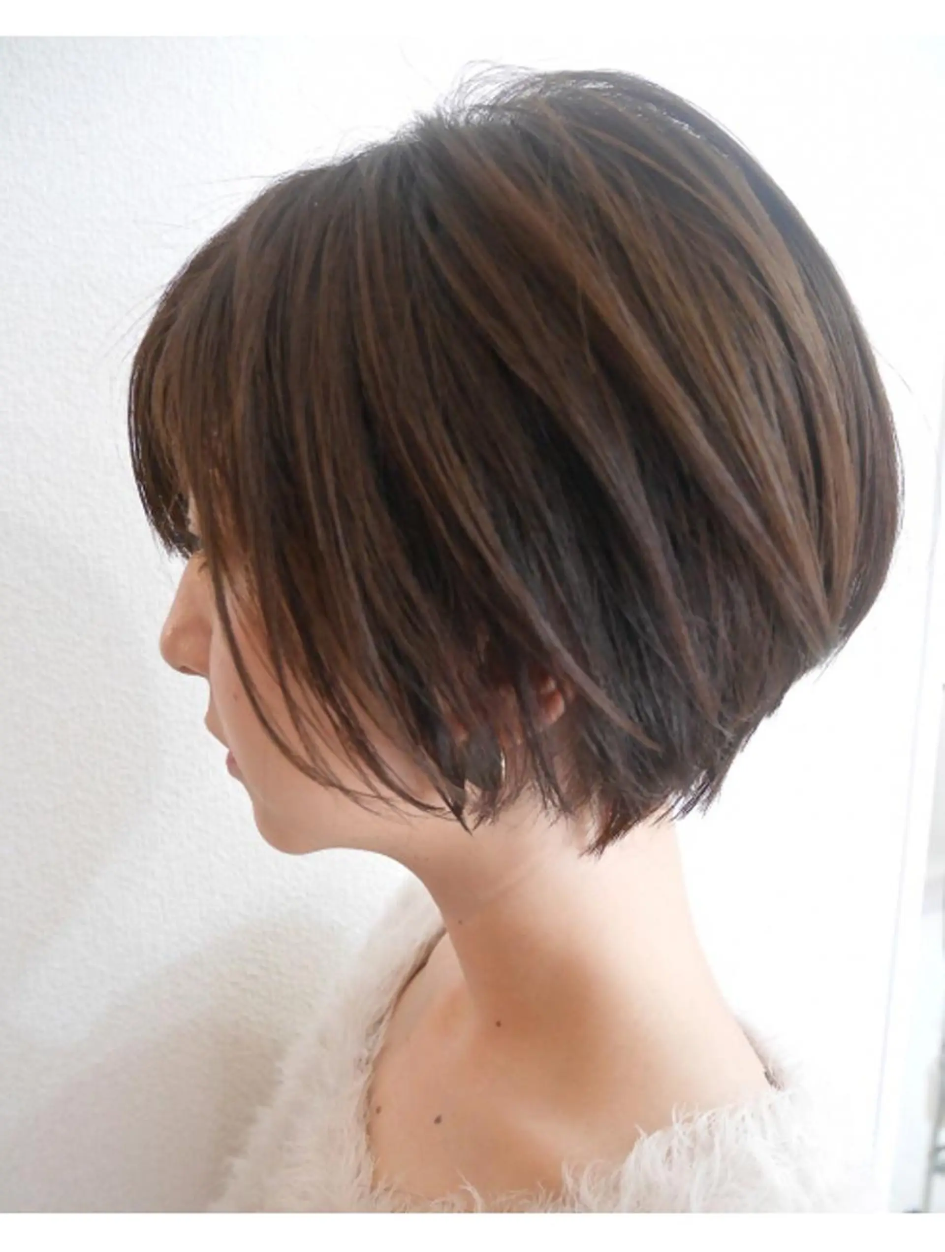 ショート ショートヘア ヘアカラー トリートメント お母さんの白髪対策 ・白髪染め/松田直敏のヘアスタイル