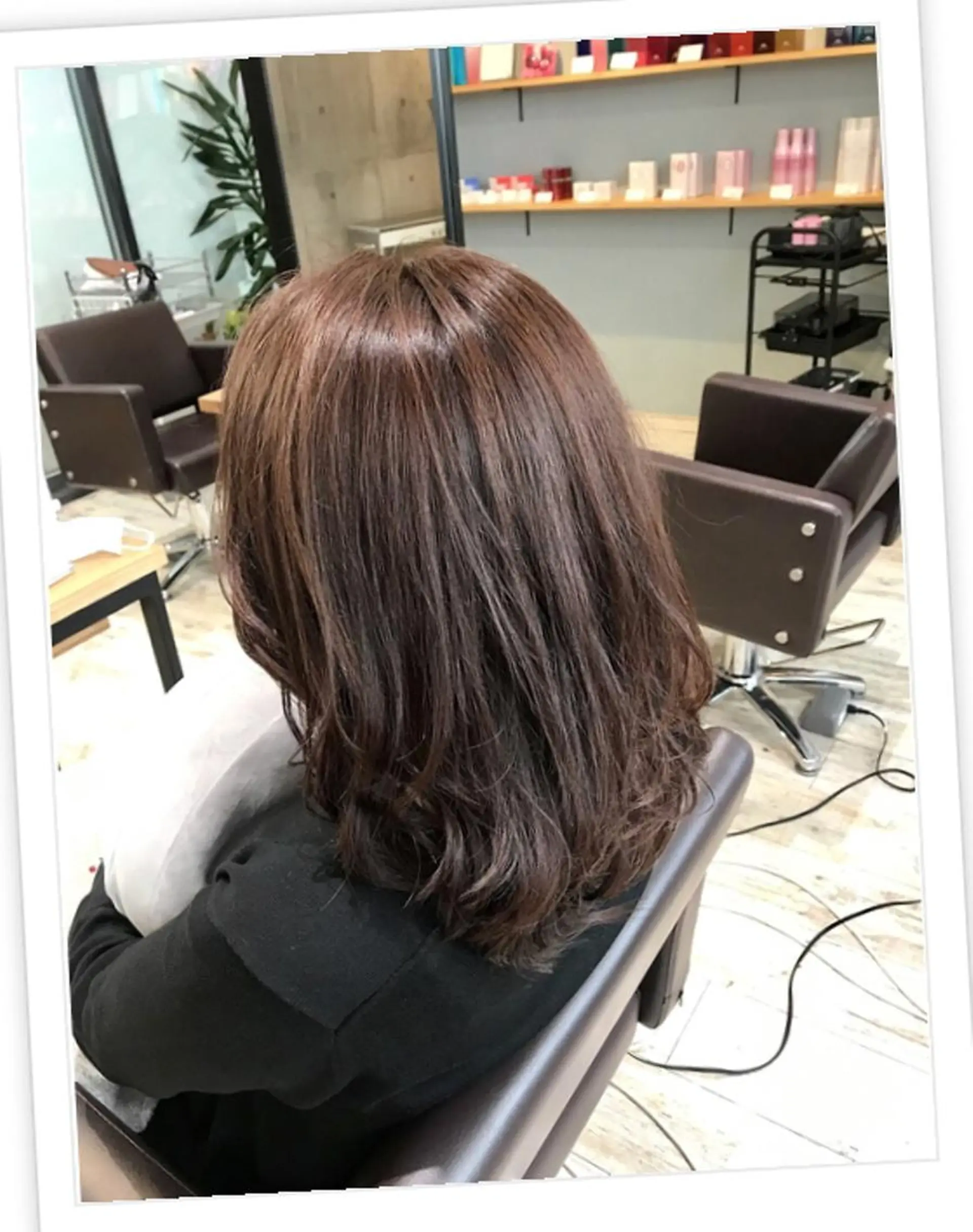 ミディアム カラー パーマ ヘアアレンジ メンズ キッズ ネイル マツエク・マツパ ヘアカラー トリートメント EnBlesS西宮 マンツーマン神道有基のヘアスタイル