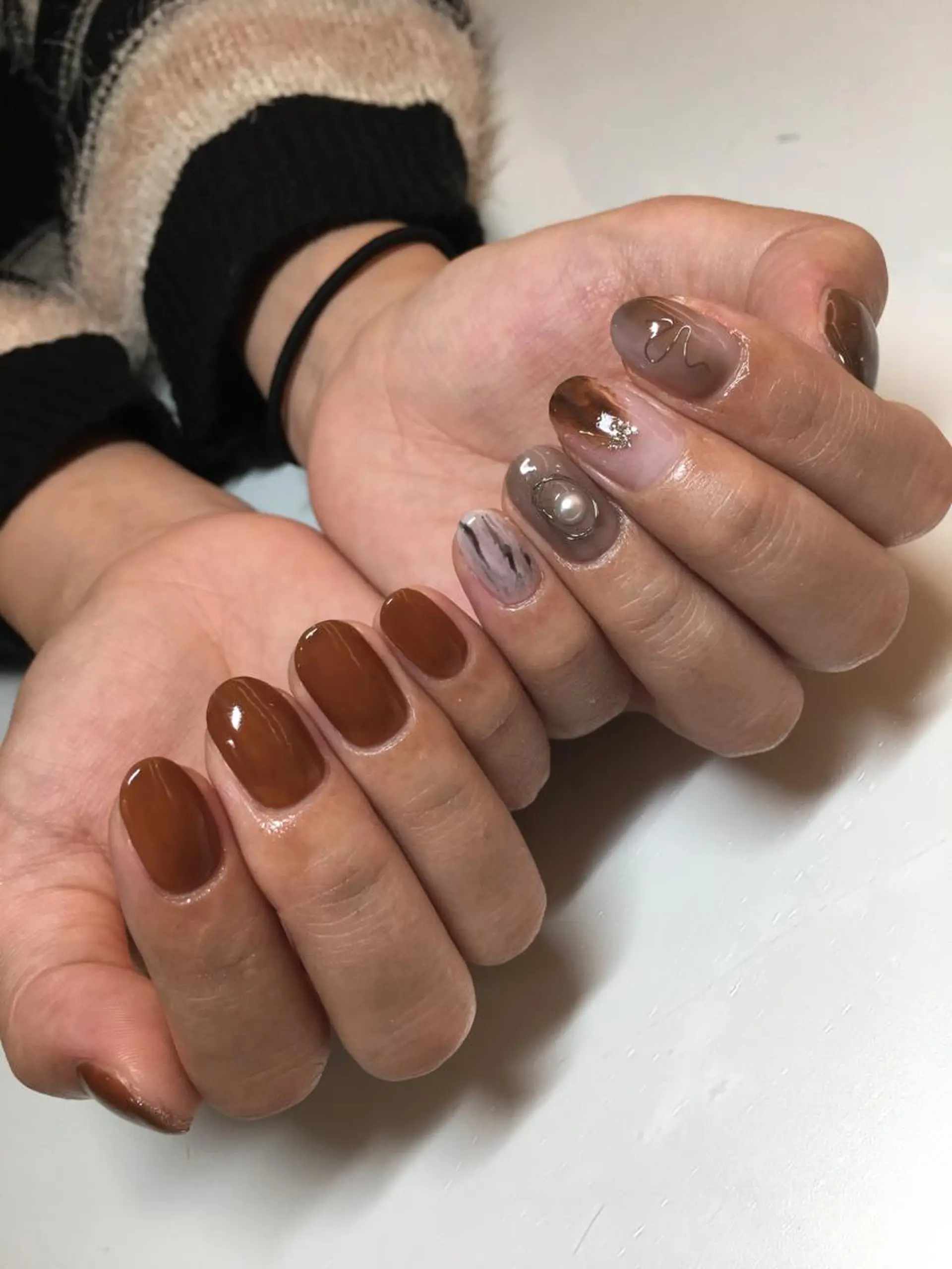 ネイル ニュアンスネイル アンドルーチェ スクールのマツエク・マツパデザイン