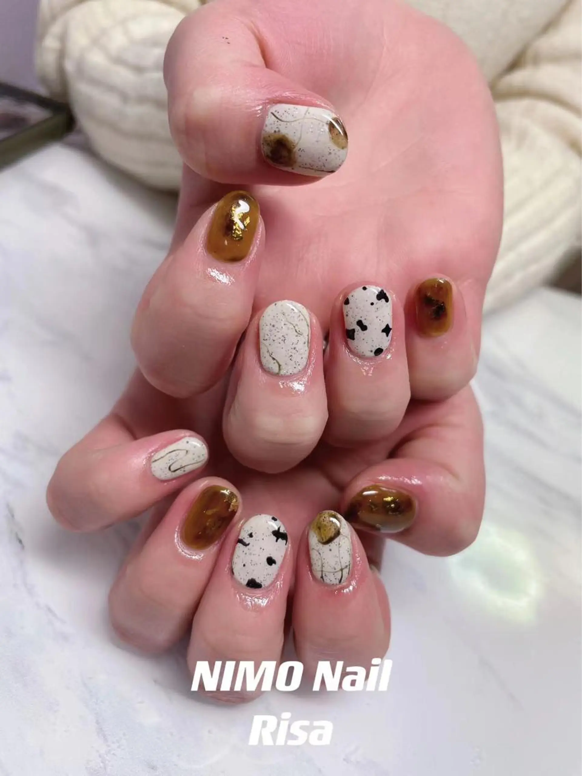 ネイル ハンドネイル RI SA☀️ リサのネイルデザイン
