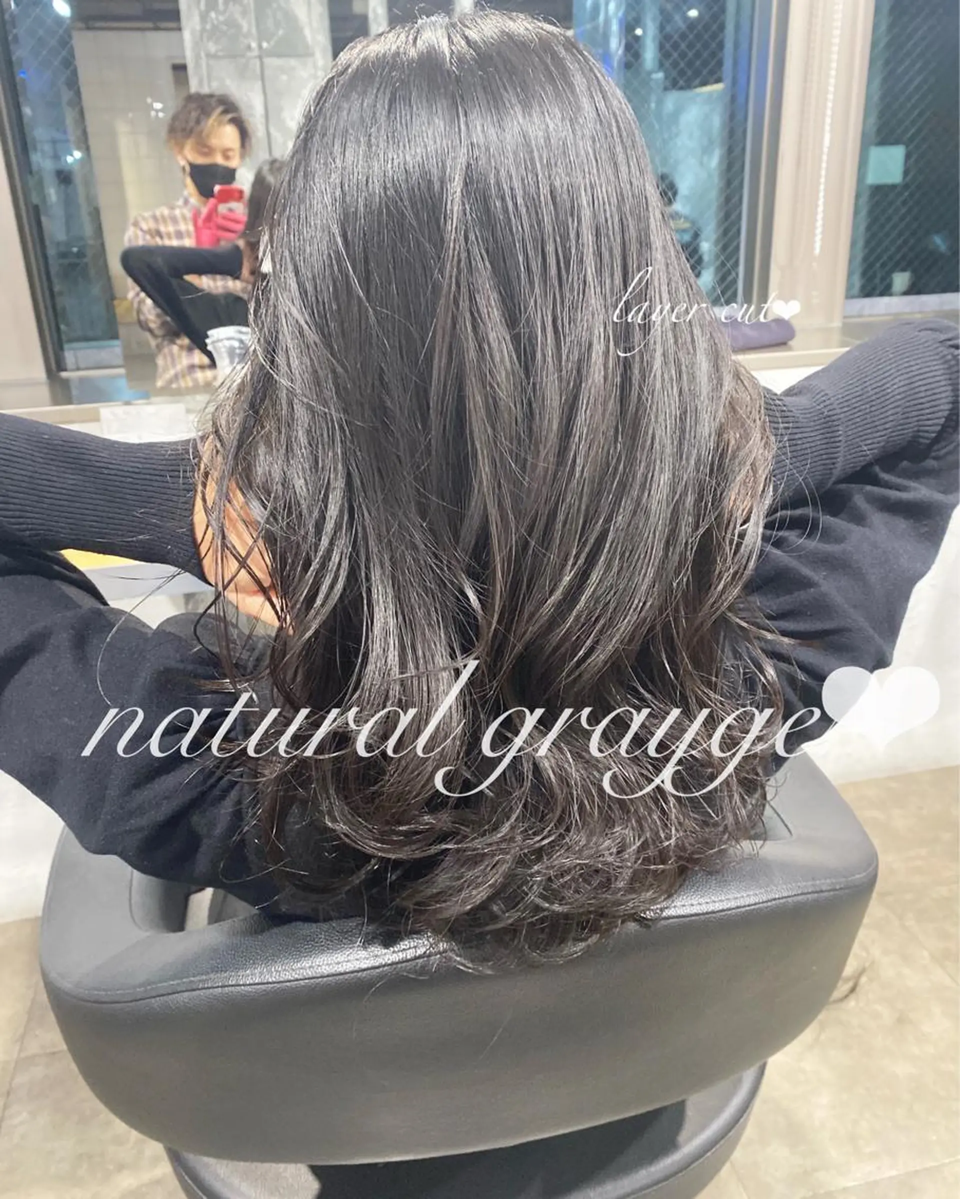 セミロング カラー ヘアアレンジ 当日予約⭕️ JUNYAのヘアスタイル