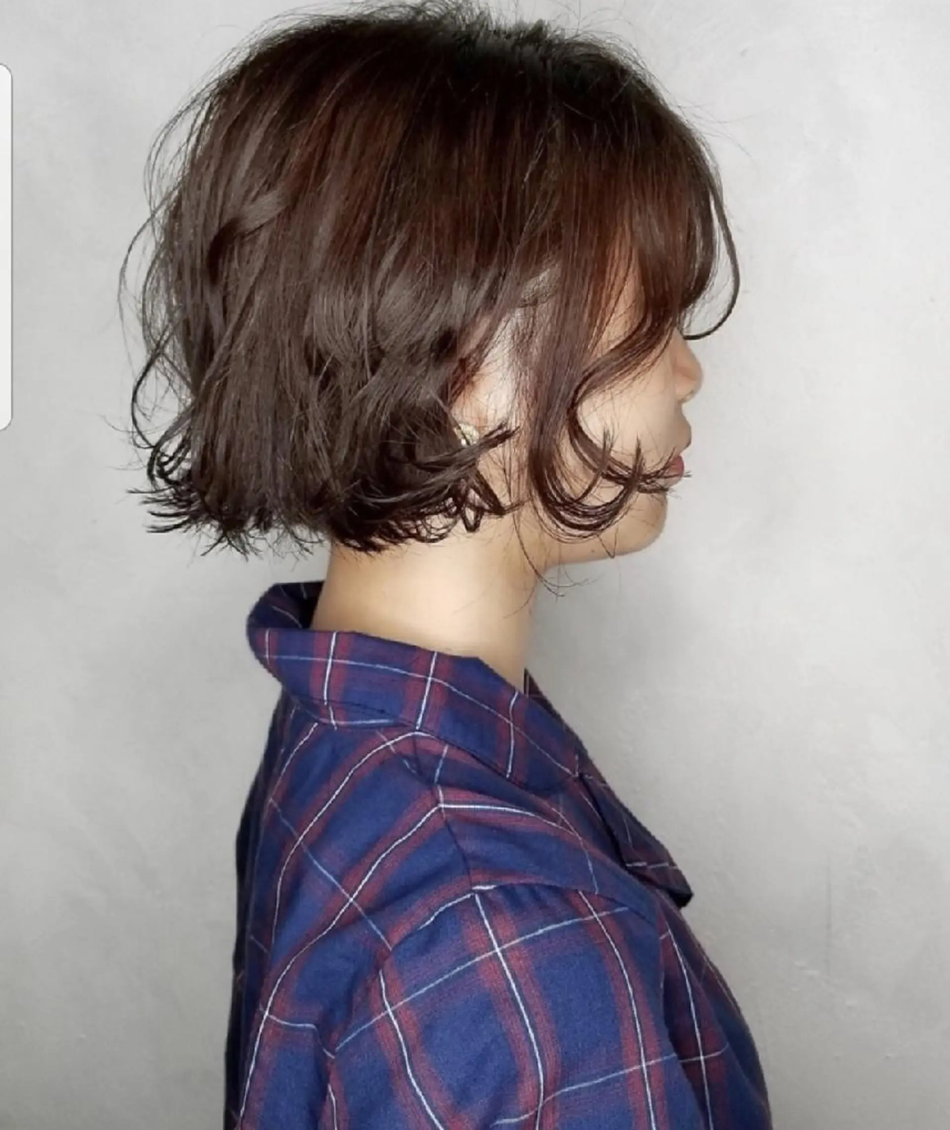 ショート パーマ ボブ 美容院 コッペパンのヘアスタイル