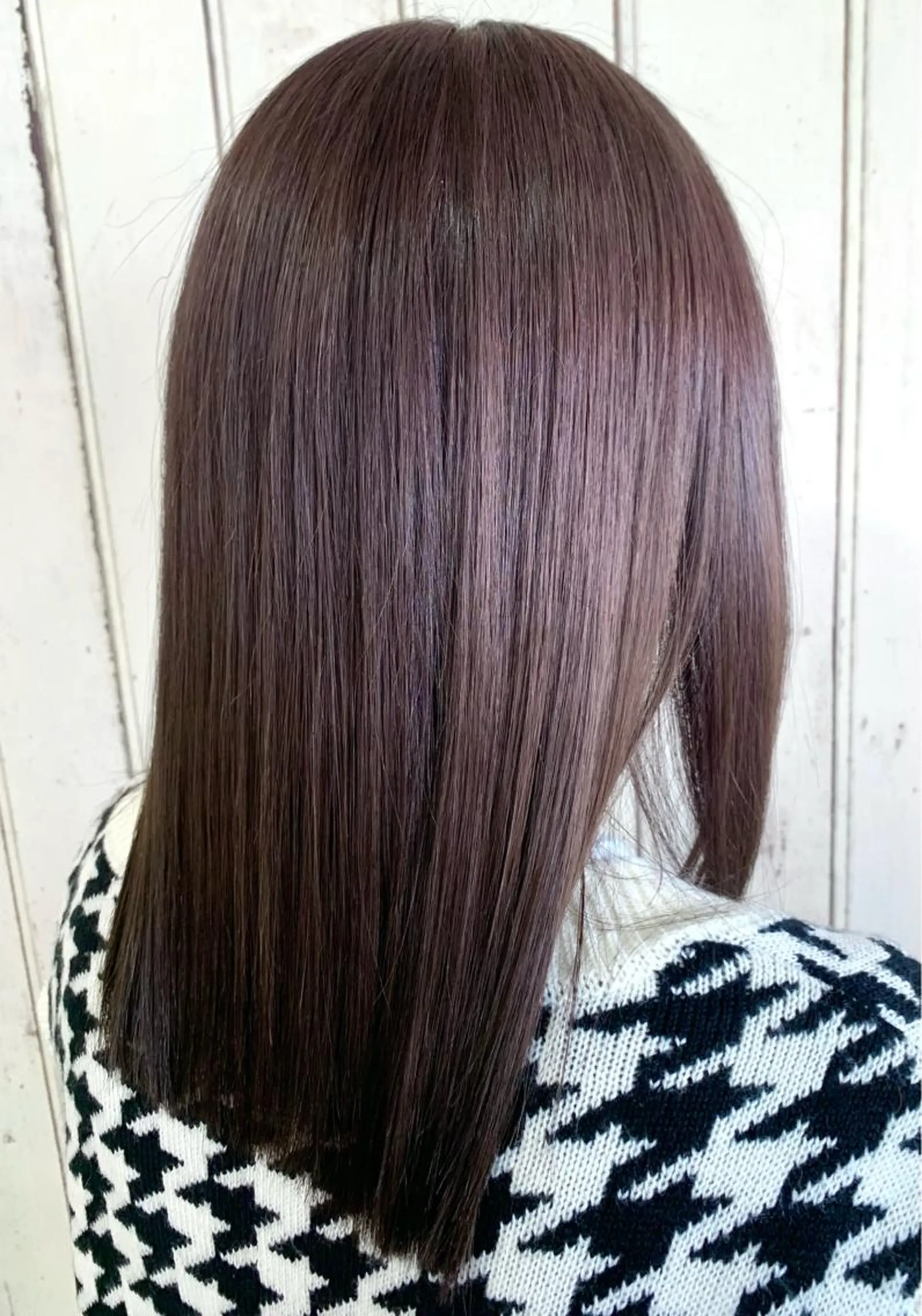 ミディアム カラー ヘアカラー トリートメント 💛艶カラー髪質改善 💛MIYUのヘアスタイル