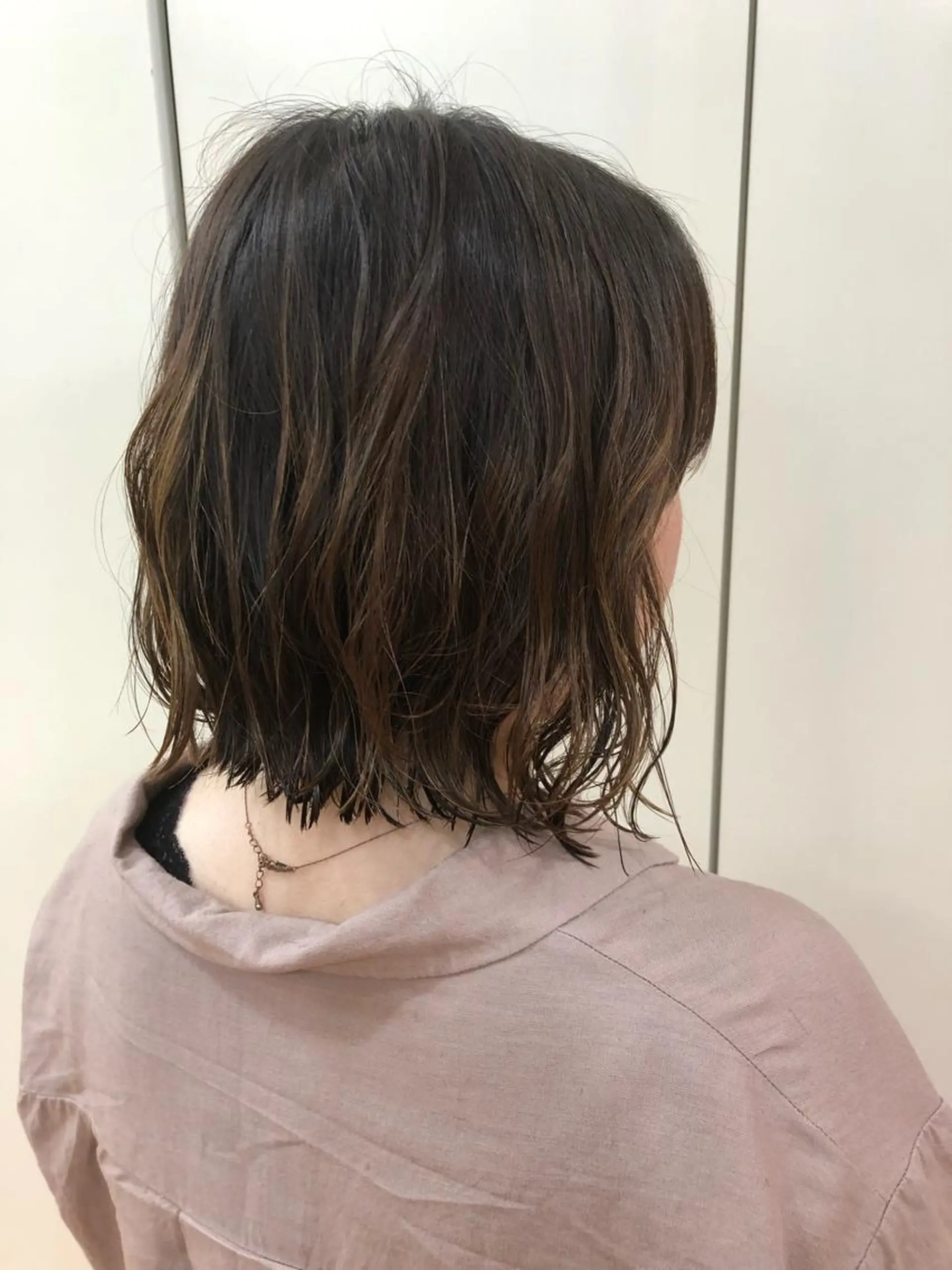 ミディアム カラー カット ヘアカラー 韓国風カット osugiのヘアスタイル