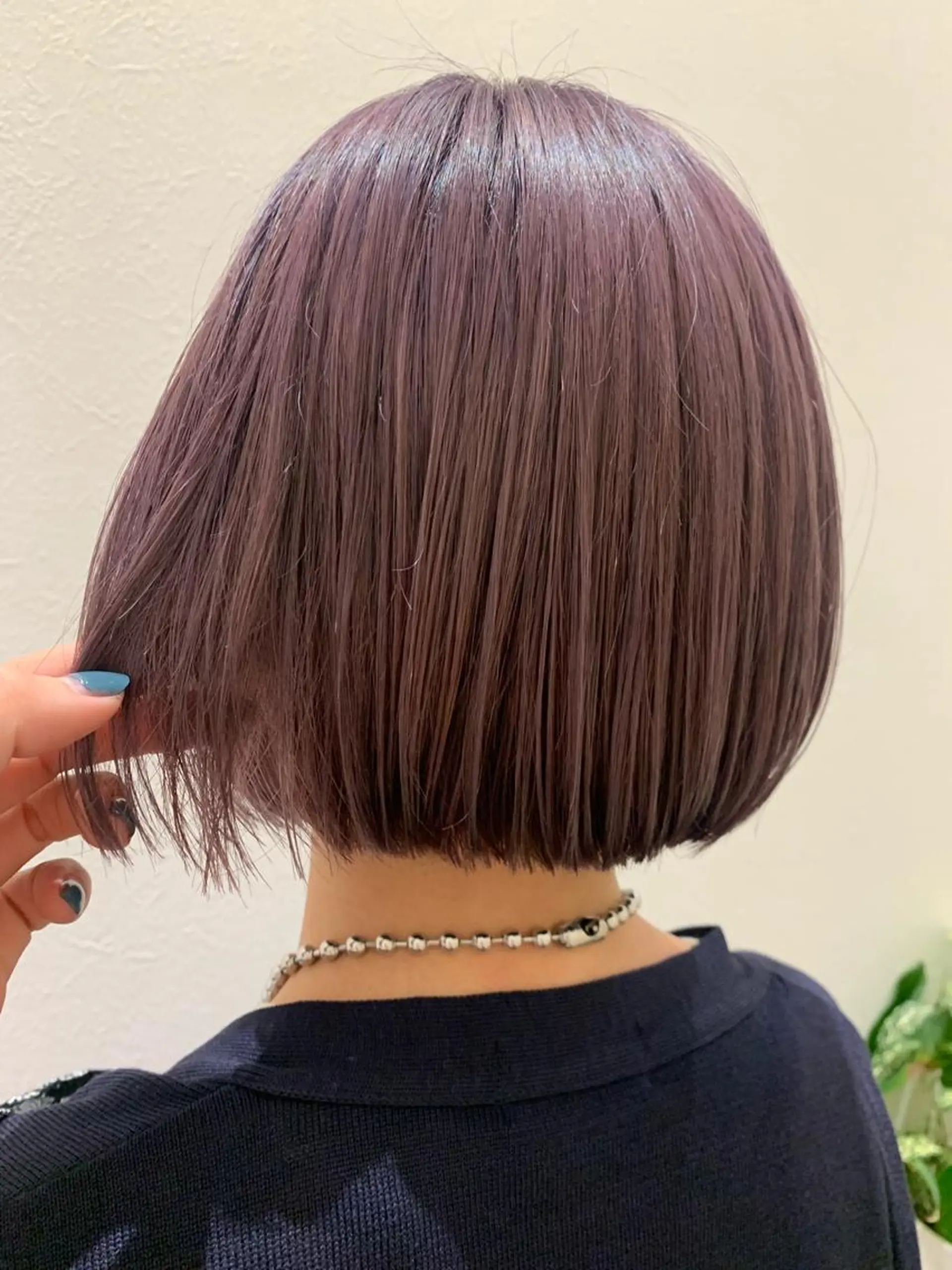 ショート カラー ラベンダーカラー ピンクカラー ピンクラベンダー カット ヘアカラー トリートメント hub hair レイヤー/透明感のヘアスタイル