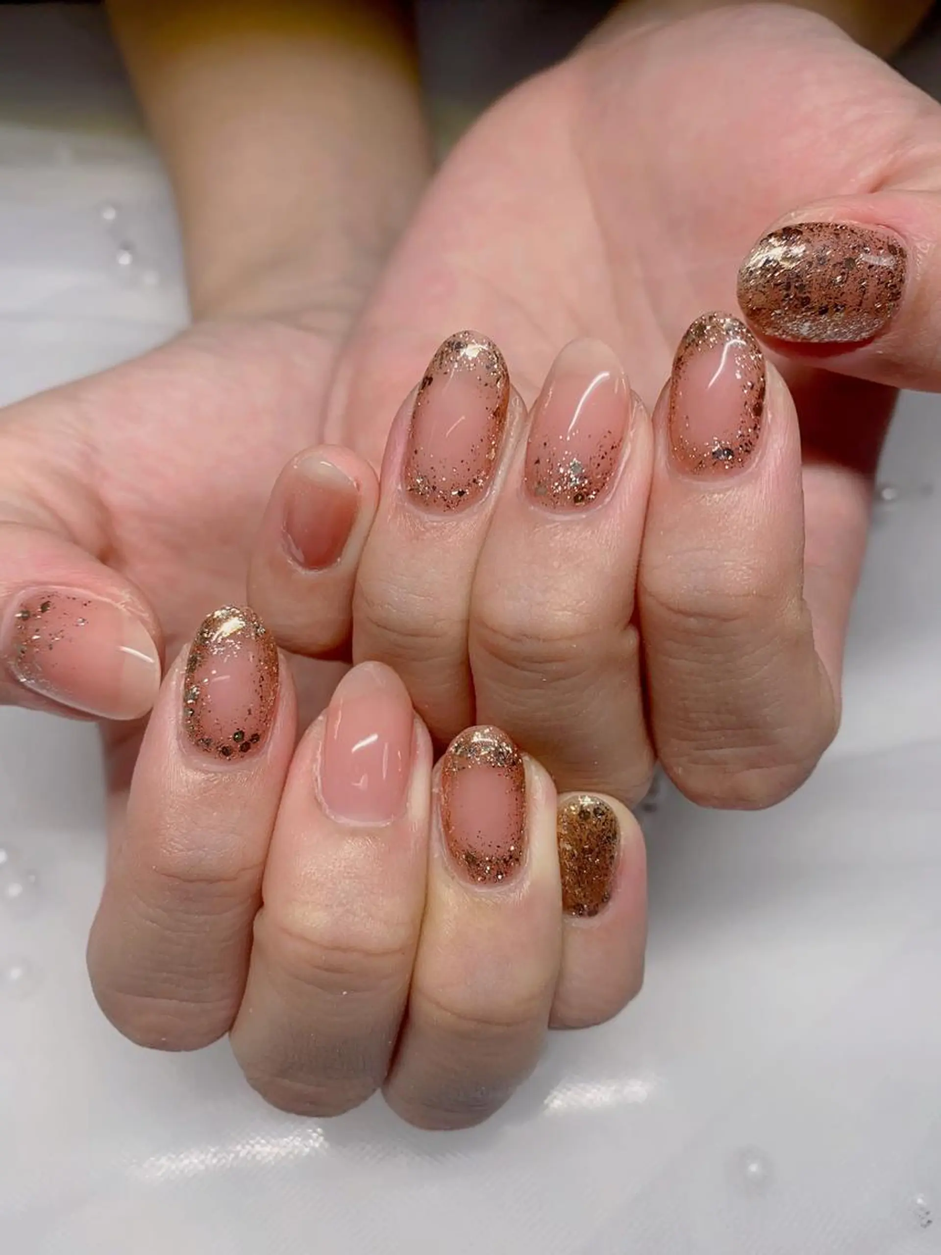 ネイル ラメ(グリッター) ラメグラデーション Jasmine nailsalon所属・ジャスミン ネイルサロンのネイルデザイン