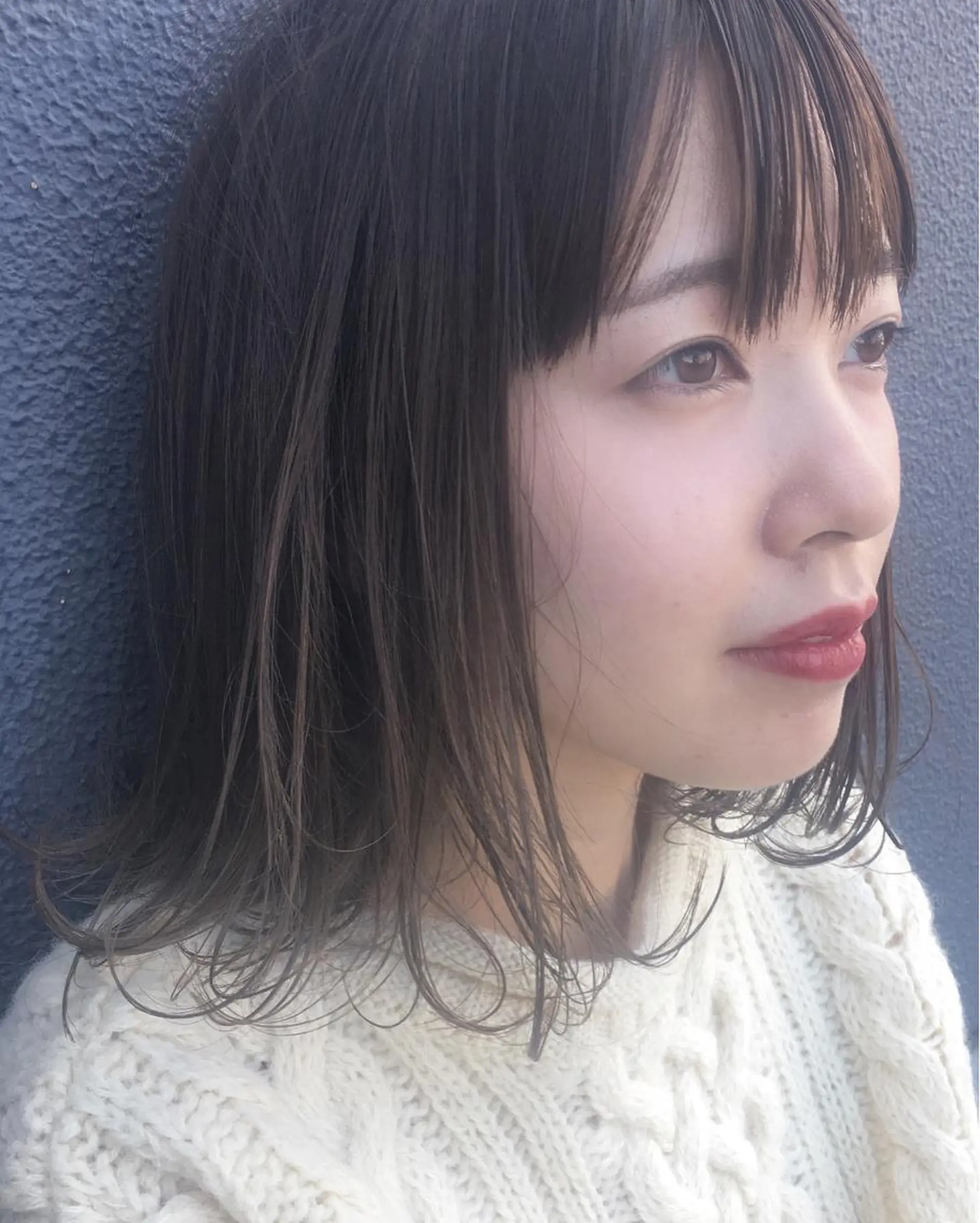 ミディアム カラー nakahara madokaのヘアスタイル