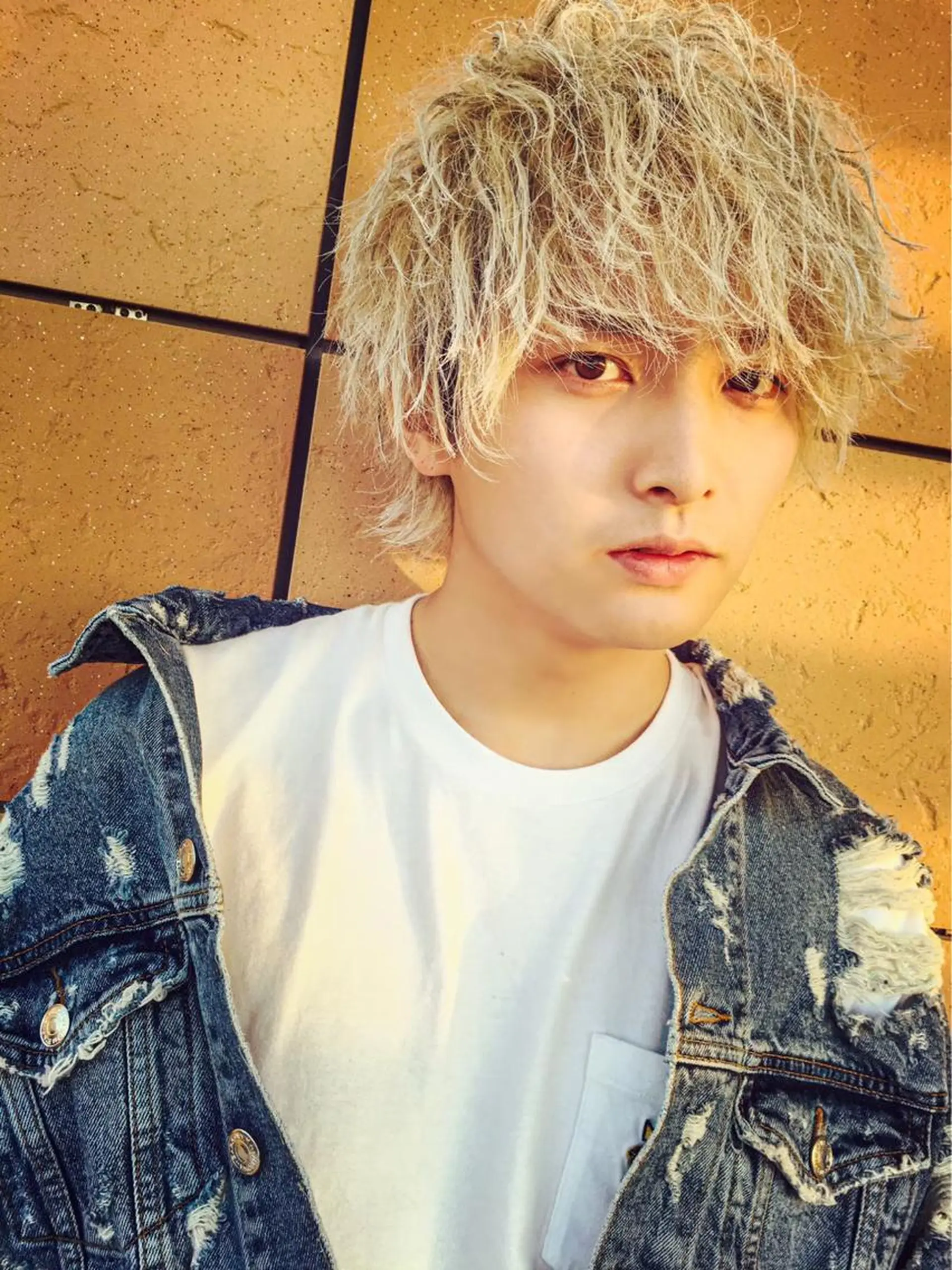 ショート カラー パーマ メンズ 髪質改善 の達人/杉原碧仁のヘアスタイル
