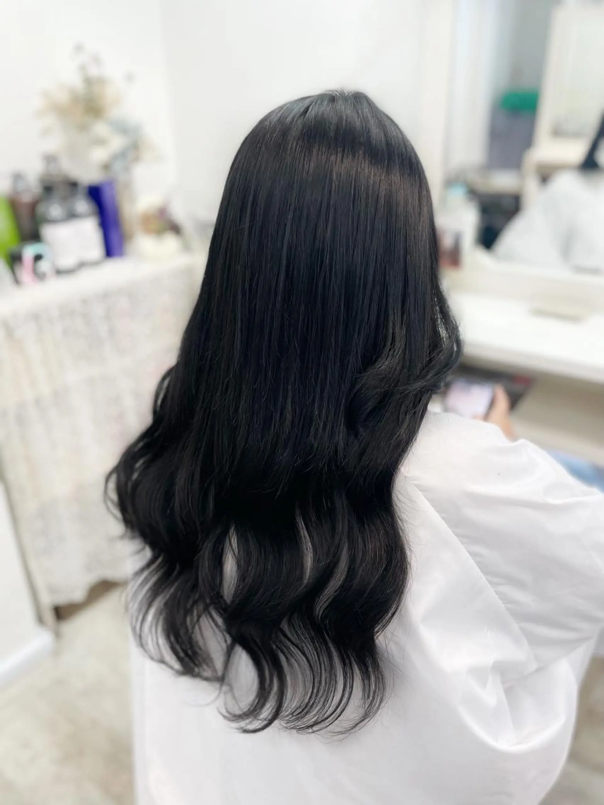 ロング カラー カット ヘアカラー エクステ ヘアセット 韓国ヘア🤍髪質改善 🇰🇷AKANEのヘアスタイル