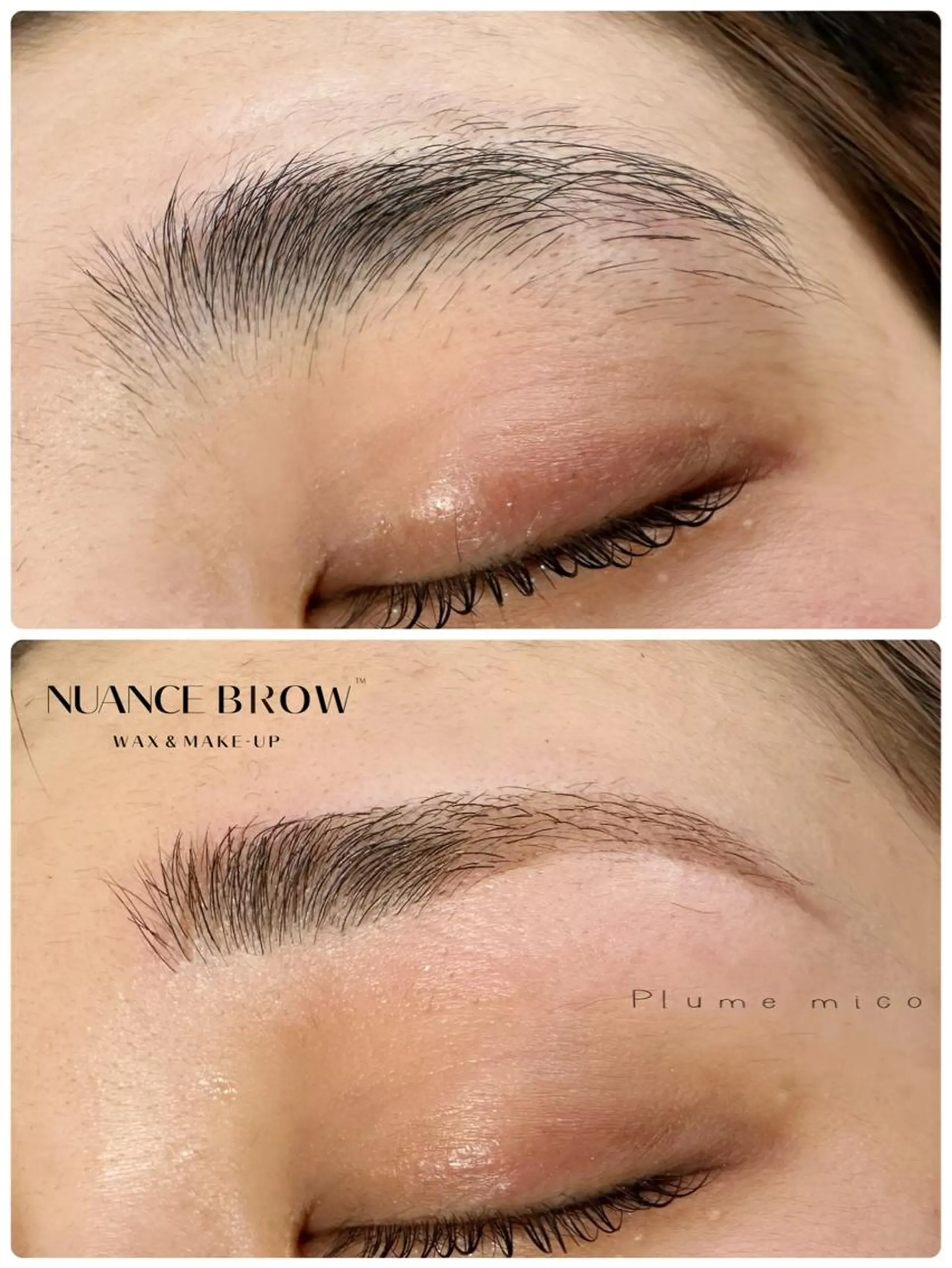 アイブロウ ワックス脱毛 Plume micoのマツエク・マツパデザイン