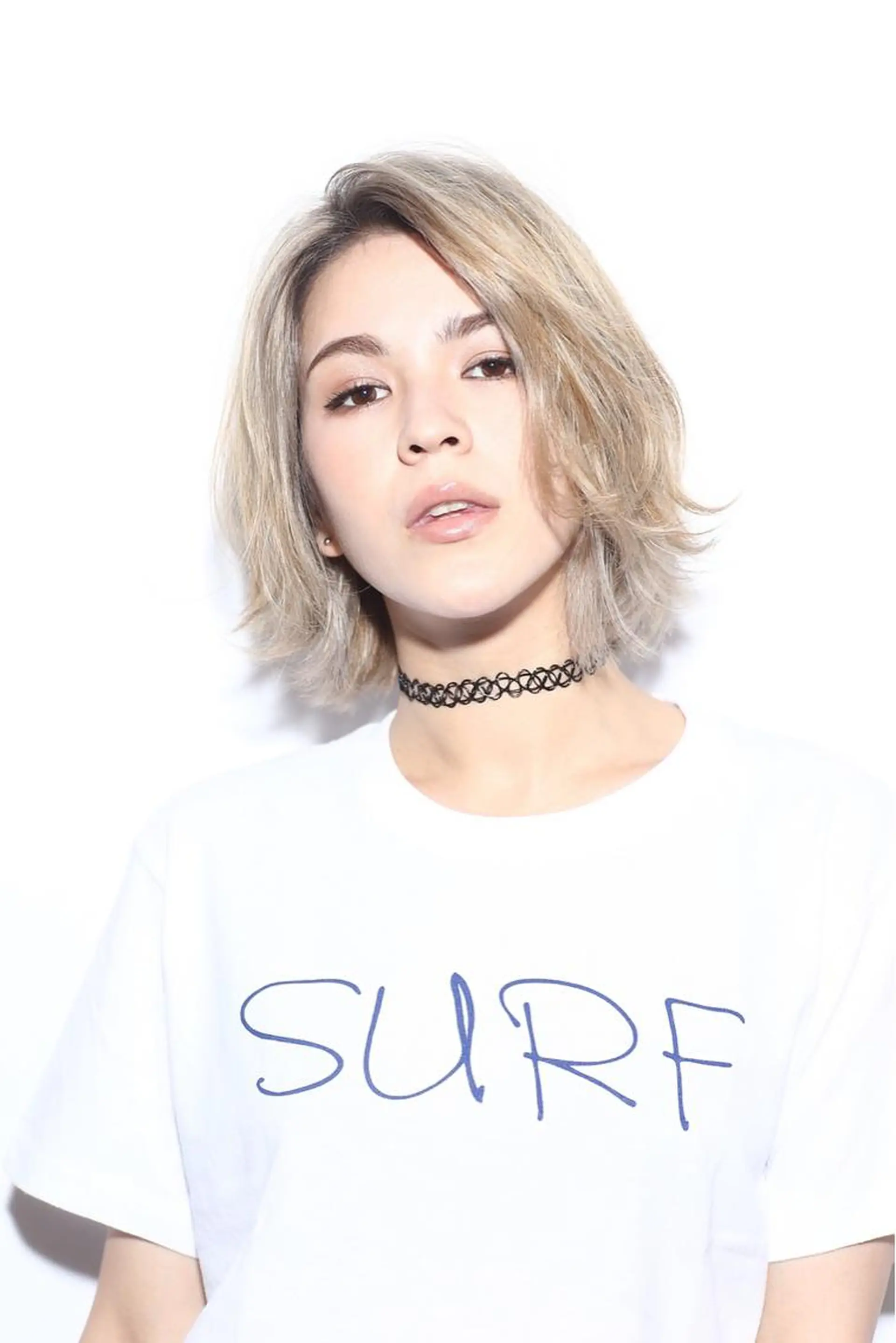 ショート カラー アディクシーカラー バレイヤージュ グラデーションカラー グレージュ ハイライトカラー カット ヘアカラー トリートメント 髪質改善 カラー専門店のヘアスタイル