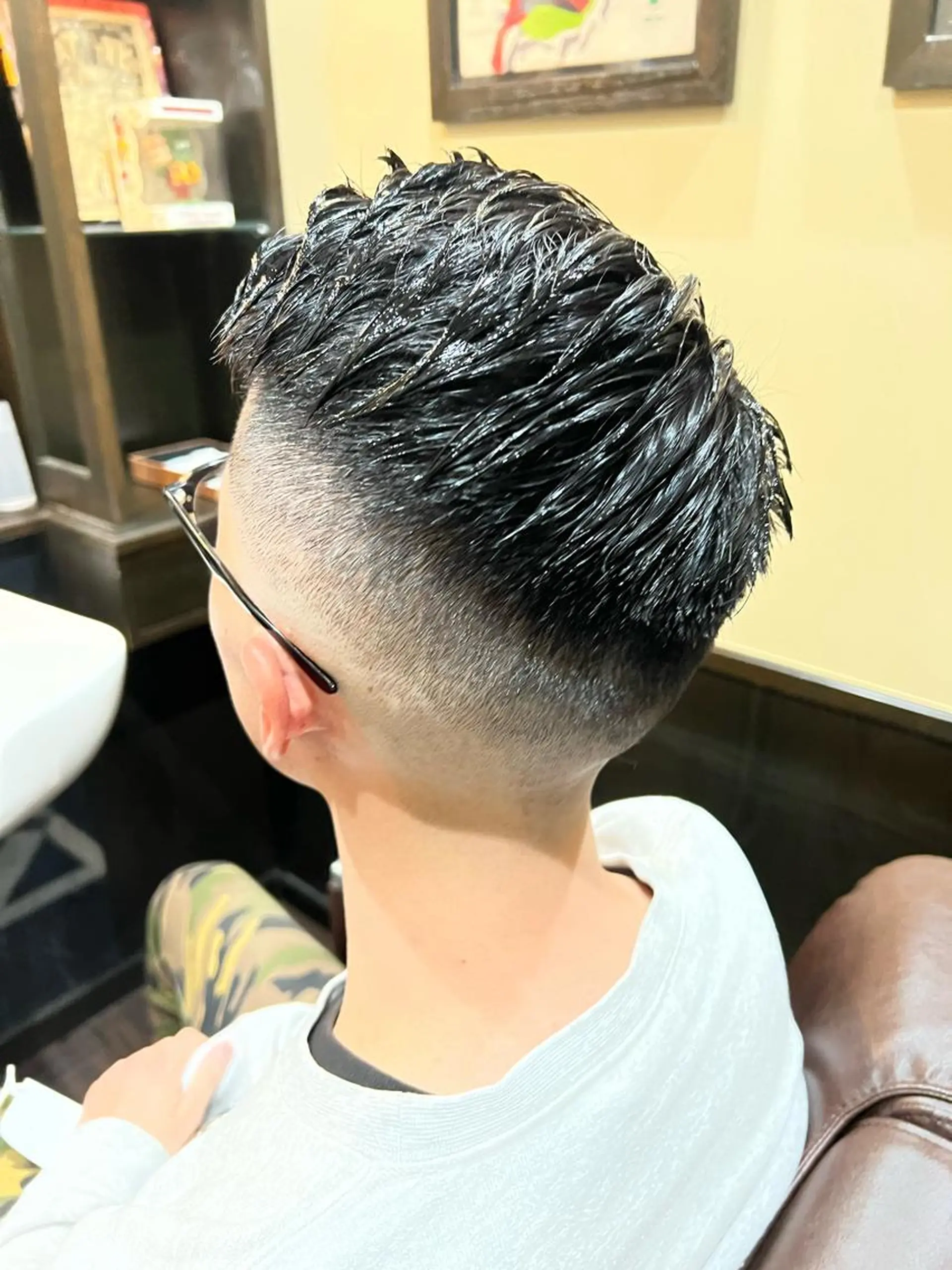 ショート メンズ 猪井 明のヘアスタイル