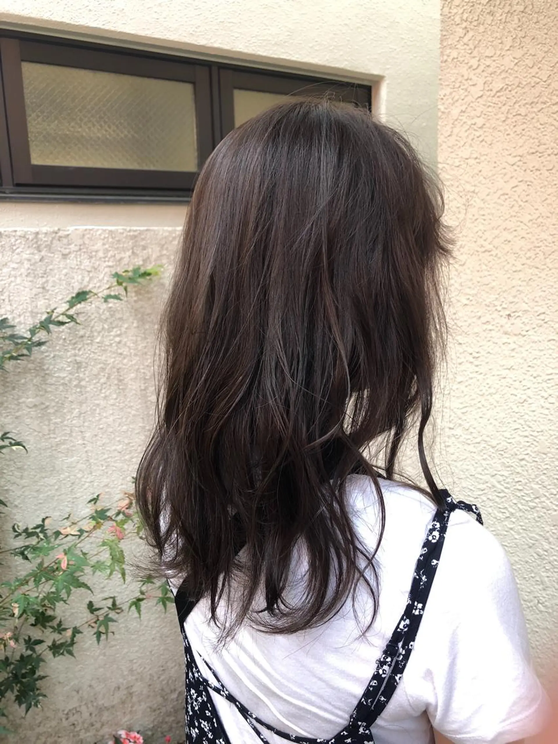 ミディアム カラー パーマ ヘアアレンジ 【白髪ぼかし 専門GBG】自由が丘のヘアスタイル