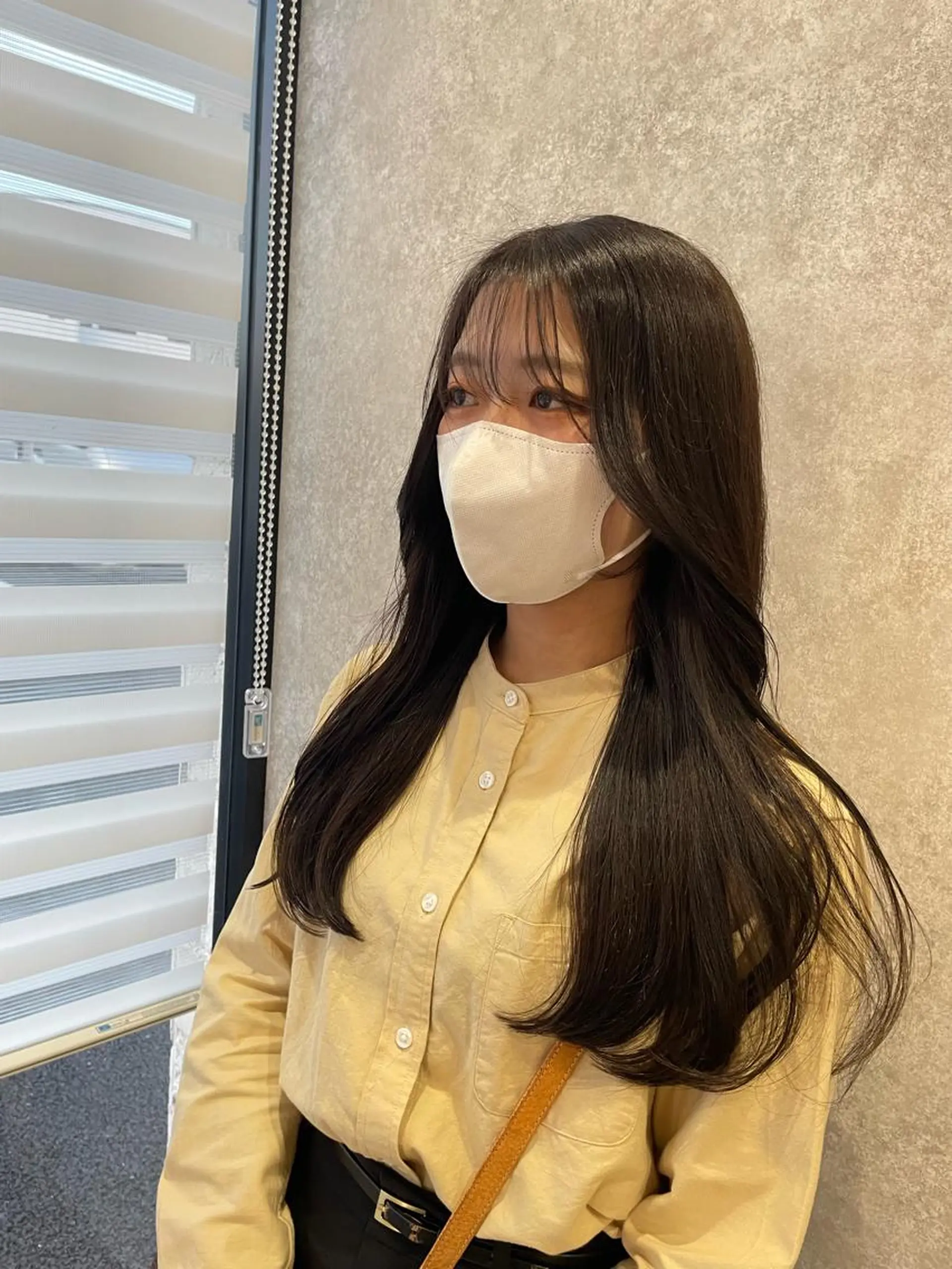 ロング カラー たなか りなのヘアスタイル