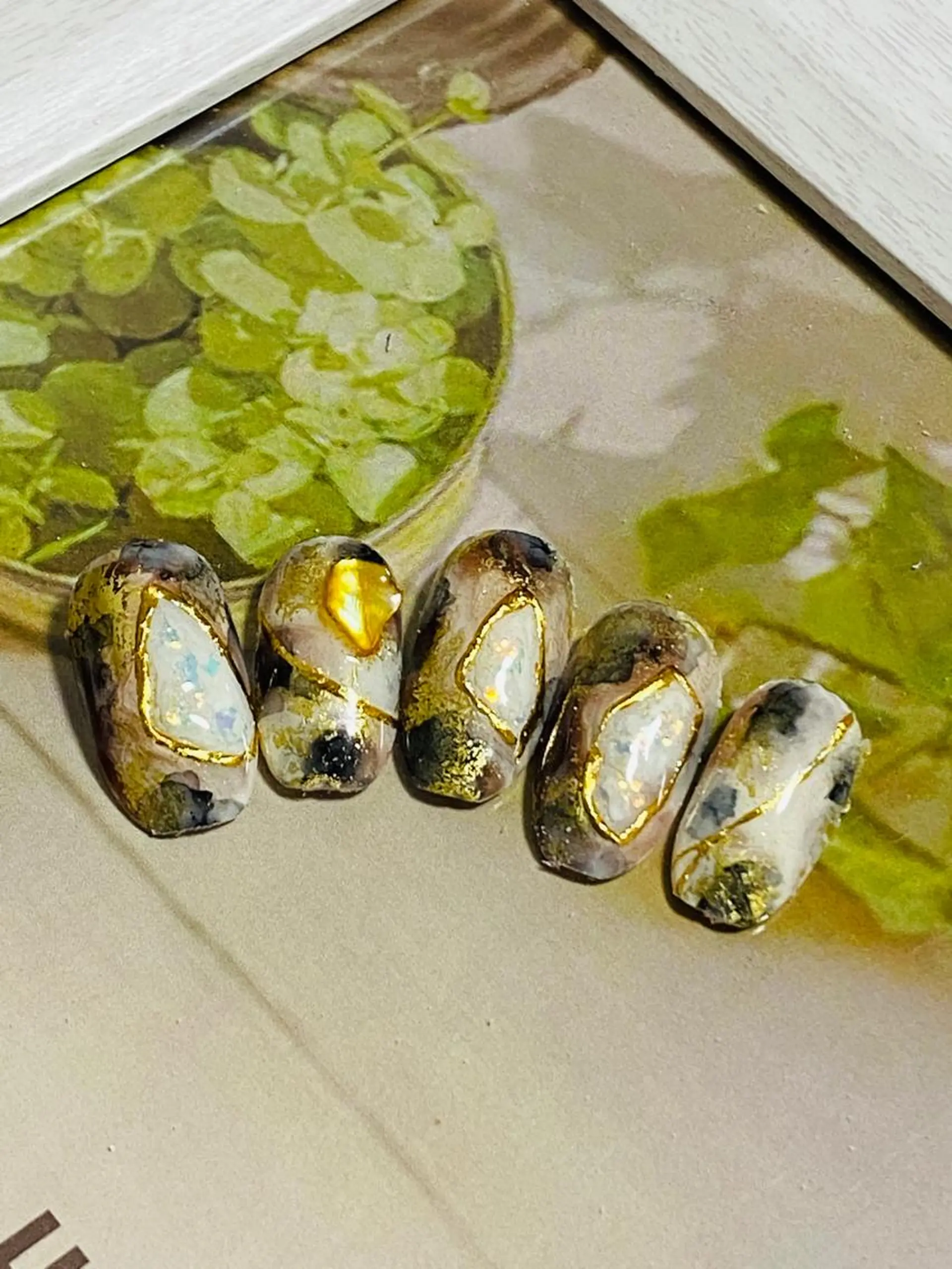 ネイル ニュアンスネイル 自宅ネイルサロン ♦️nuance♦️のネイルデザイン