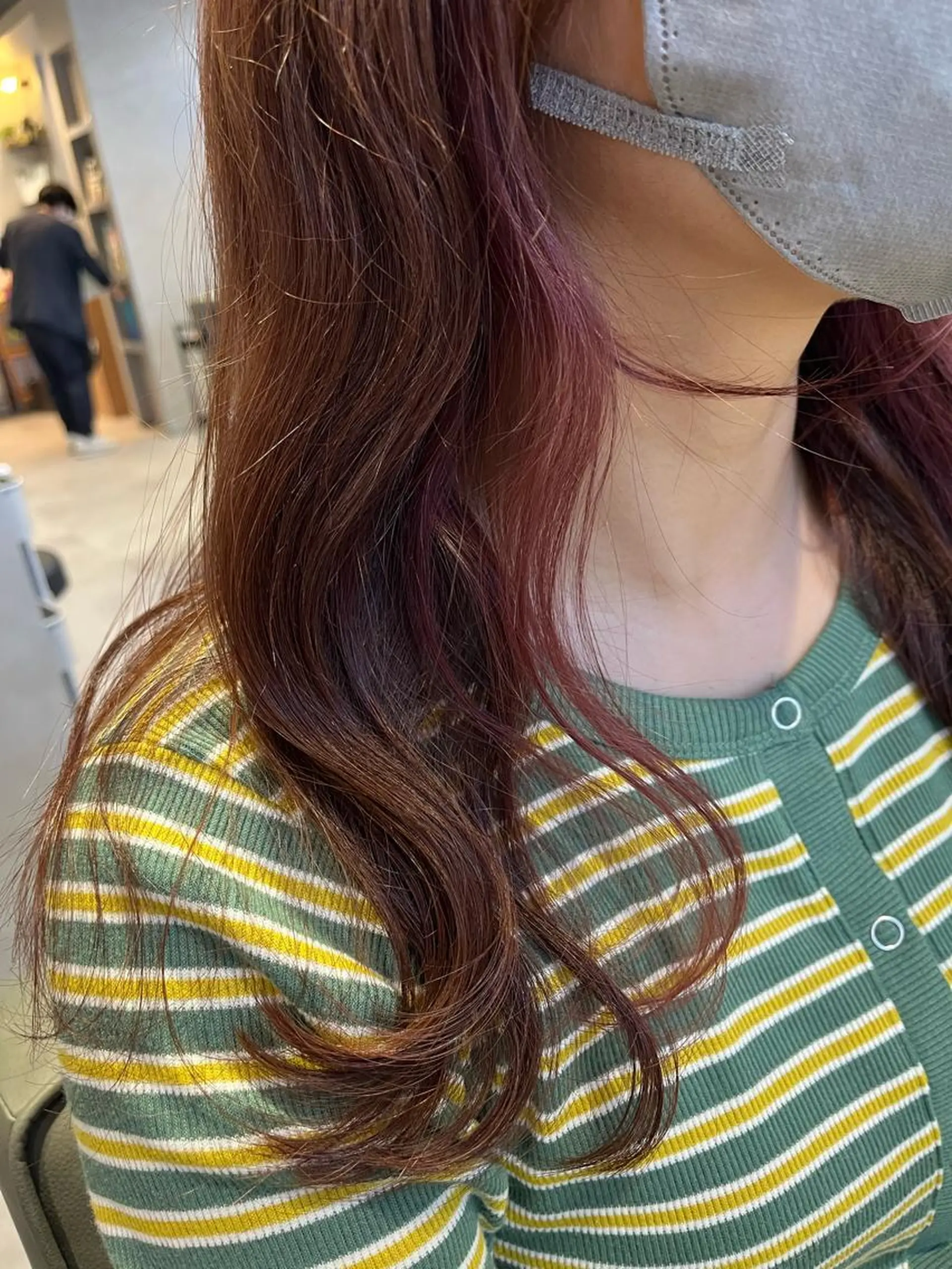 セミロング カラー ブラウンカラー ピンクカラー ピンクブラウン マンツーマン美容師 🫧久保友華菜🫧のその他イメージ