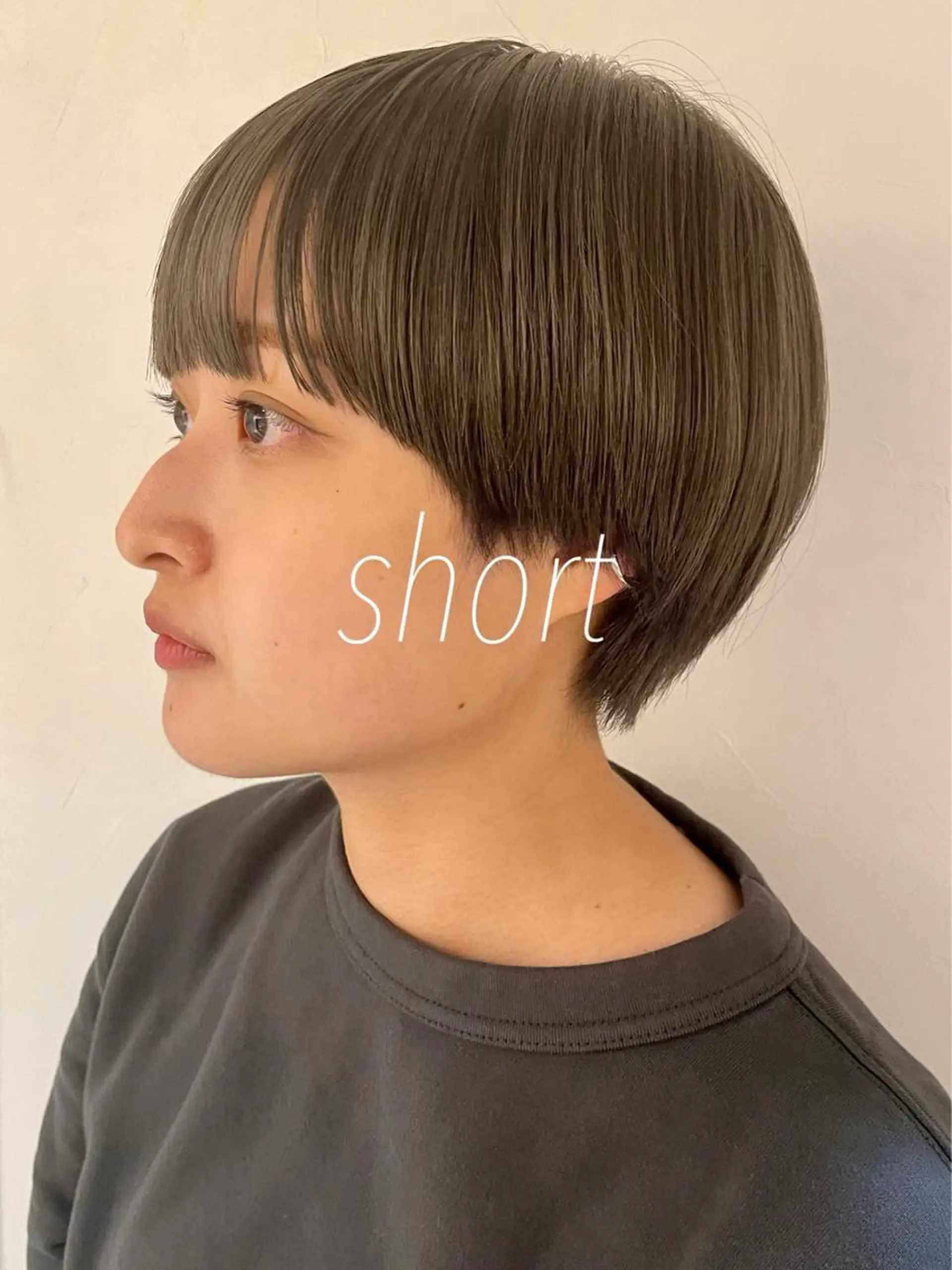 ショート ショートヘア 小顔カット ヘアカラー 🤎指名No.1ハイ トーン🤎日向花🤎のヘアスタイル