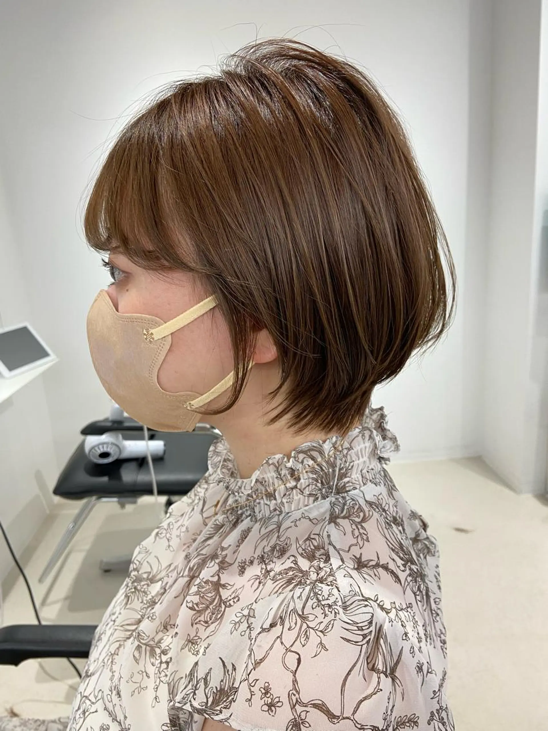 ショート カット ヘアカラー トリートメント 髪質改善カラー✨質感 ショート✨石山航のヘアスタイル