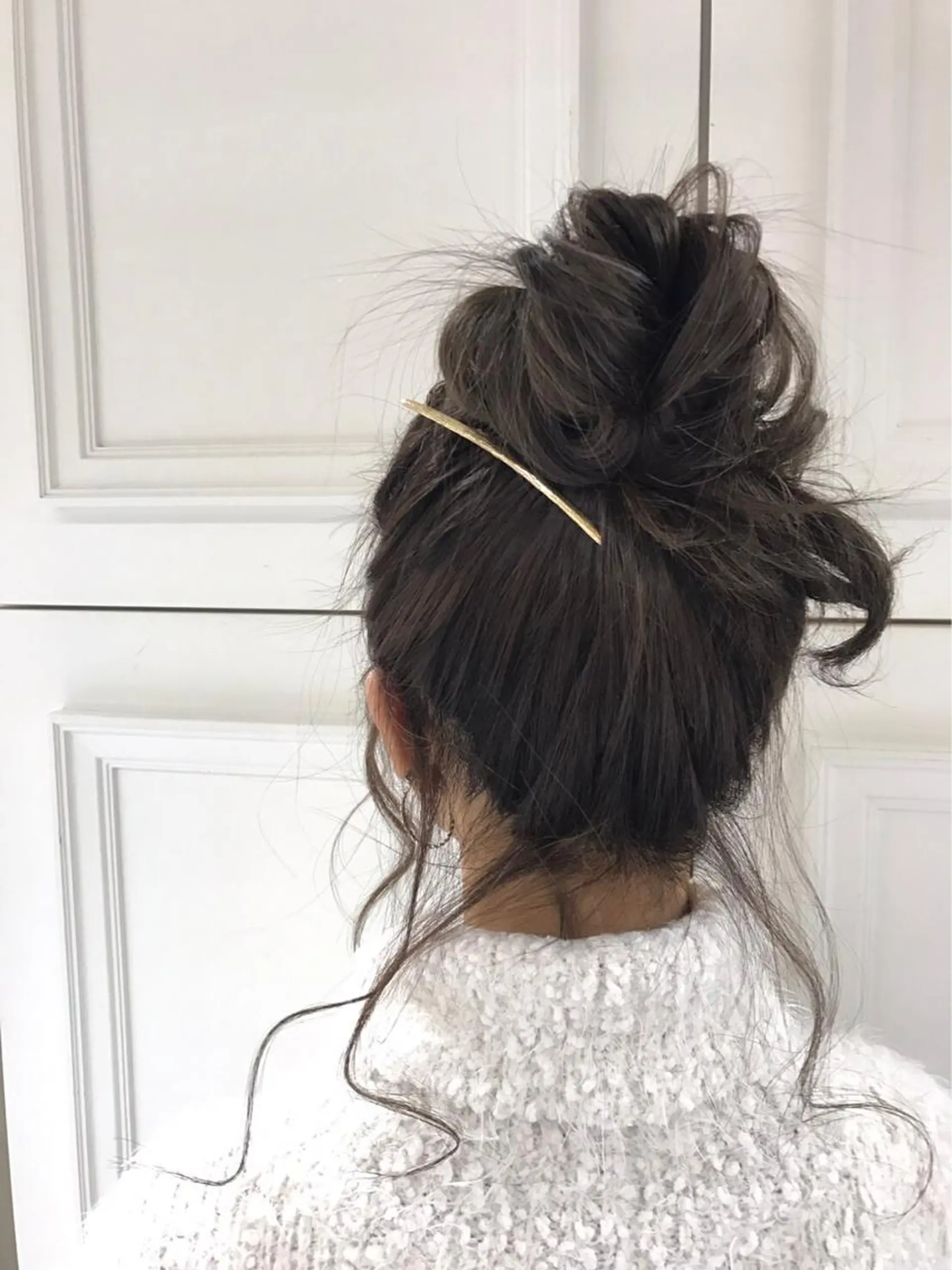 セミロング カラー アッシュ ブルーカラー ブルーアッシュ fukuyasu rikaのネイルデザイン