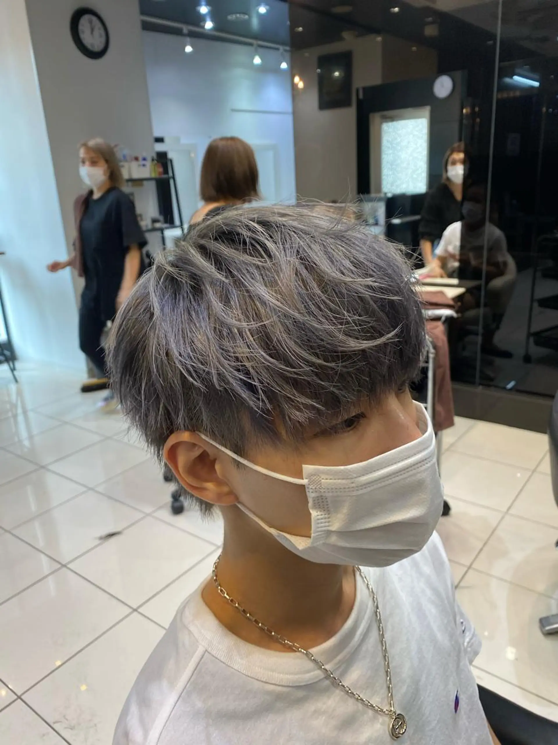 ショート カラー メンズ ヘアカラー トリートメント ヘアセット メンズ特化🔥 アサオカカズキのヘアスタイル