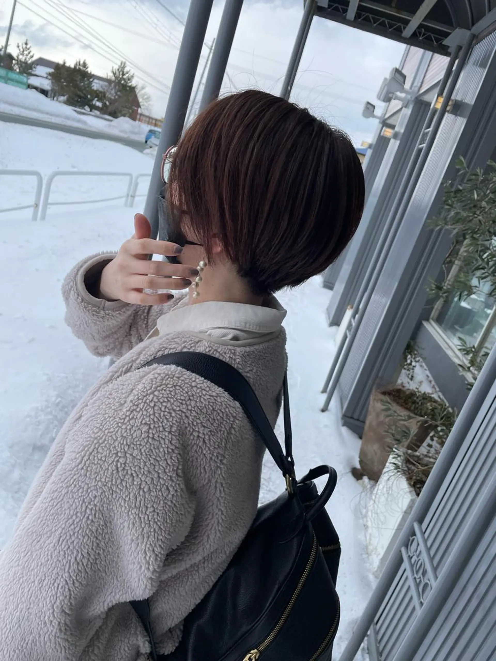 ショート カラー カット ヘアカラー 佐々木 麻純のヘアスタイル