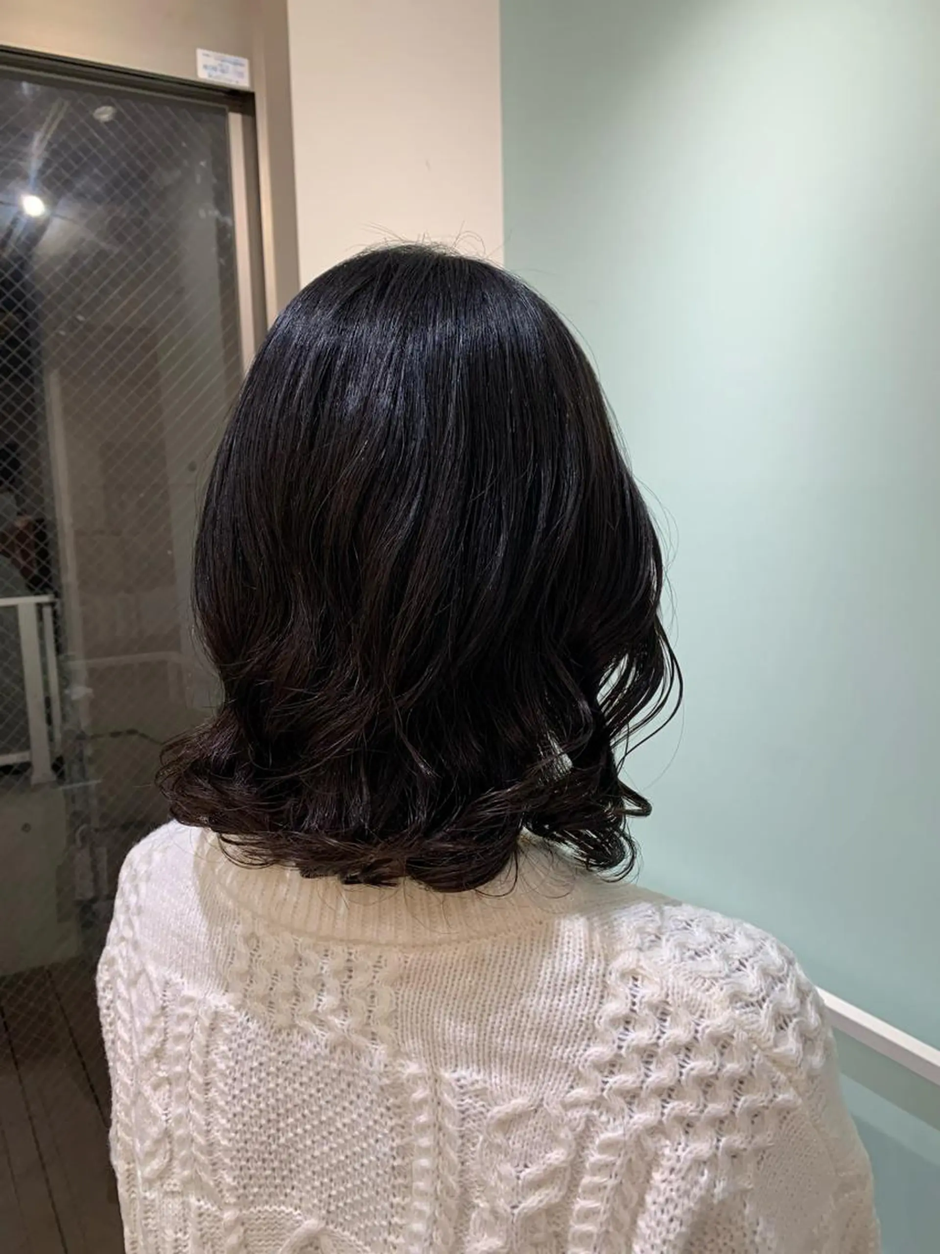 ミディアム ミディアムパーマ くびれヘア 韓国風ヘア カット パーマ トリートメント 森山 佳小里/カラー /似合わせカットのヘアスタイル