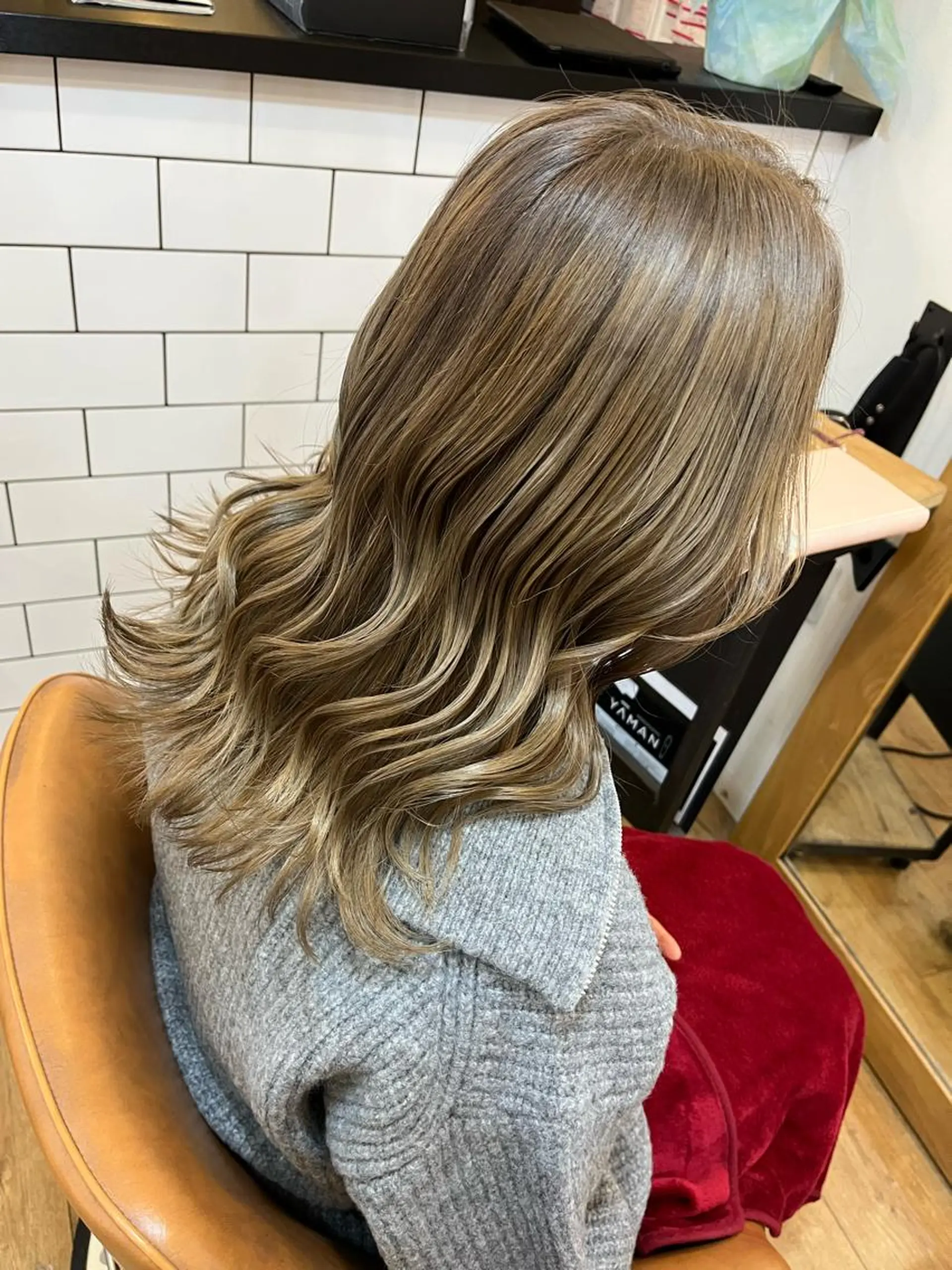 セミロング カラー be’leef.ric 守口店所属・beleef守口店 reinaのヘアスタイル