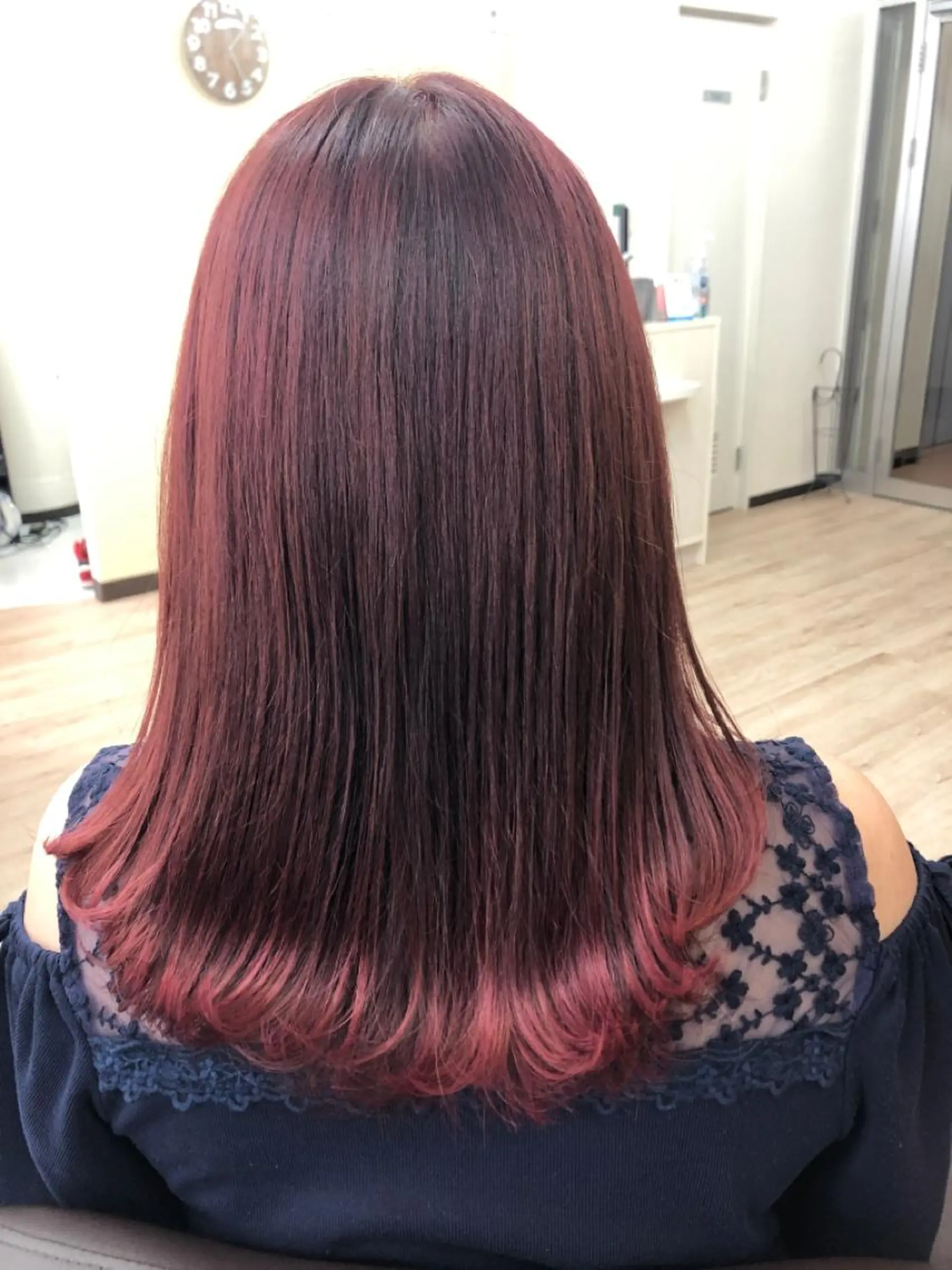 ミディアム 東梅田徒歩5分☆髪質 改善☆笹次ユウタのヘアスタイル