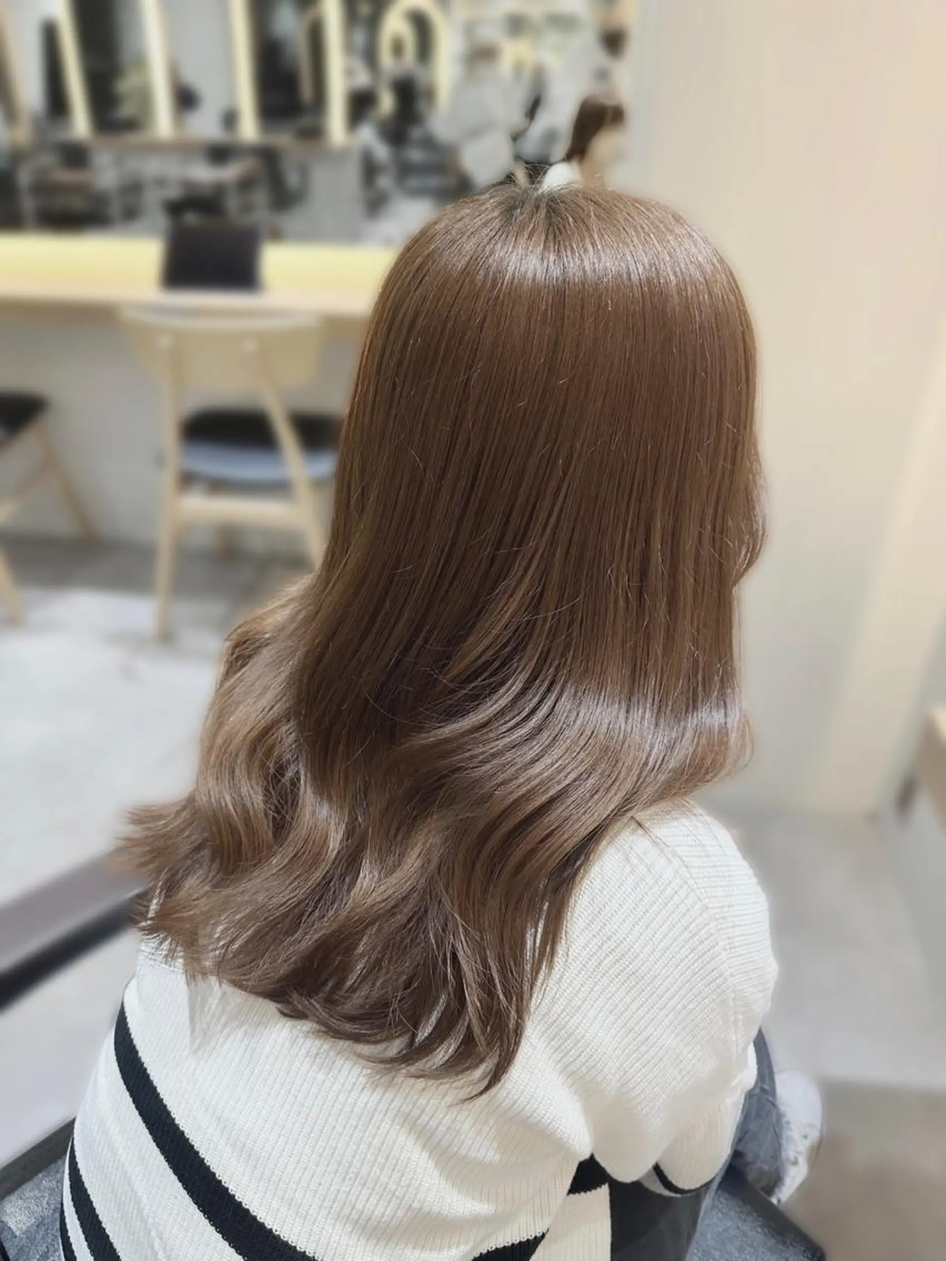 セミロング カラー カット ヘアカラー トリートメント レイヤーカット/ ブリーチカラー/雅人のヘアスタイル