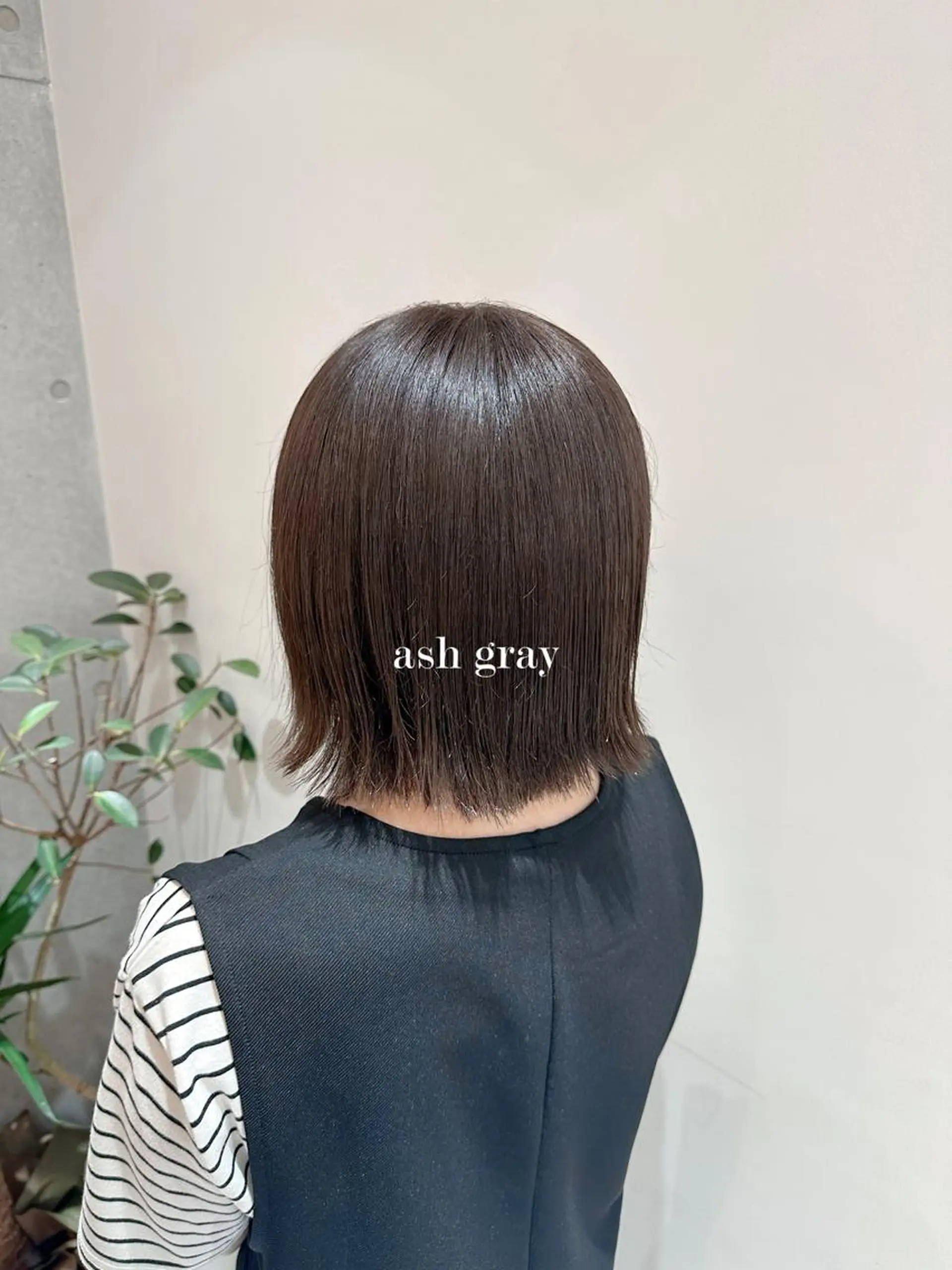 ショート カラー 透明感カラー 安永 来未のヘアスタイル