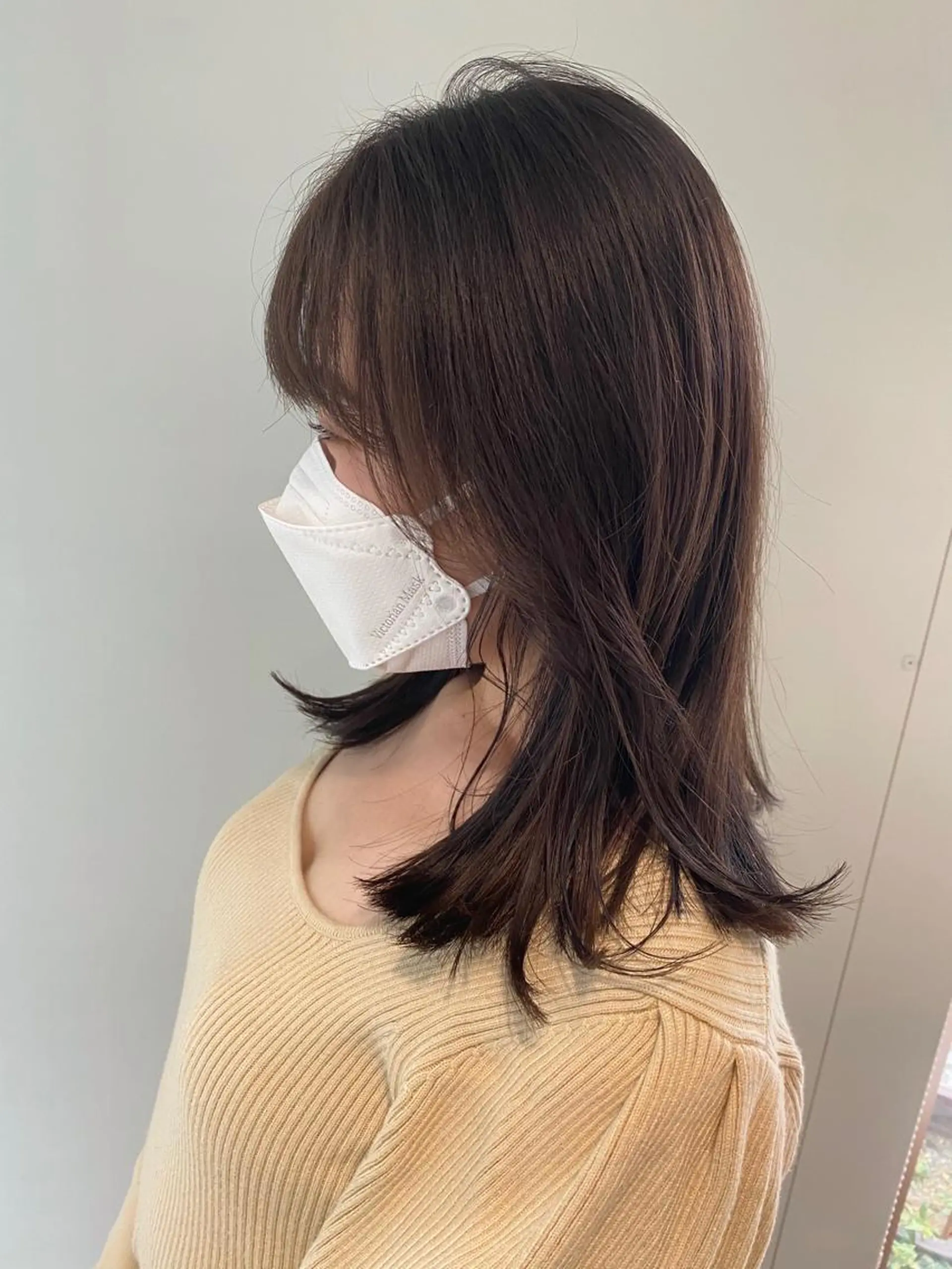 ミディアム カラー ヘアカラー トリートメント ✴︎まえた さやか✴︎のヘアスタイル