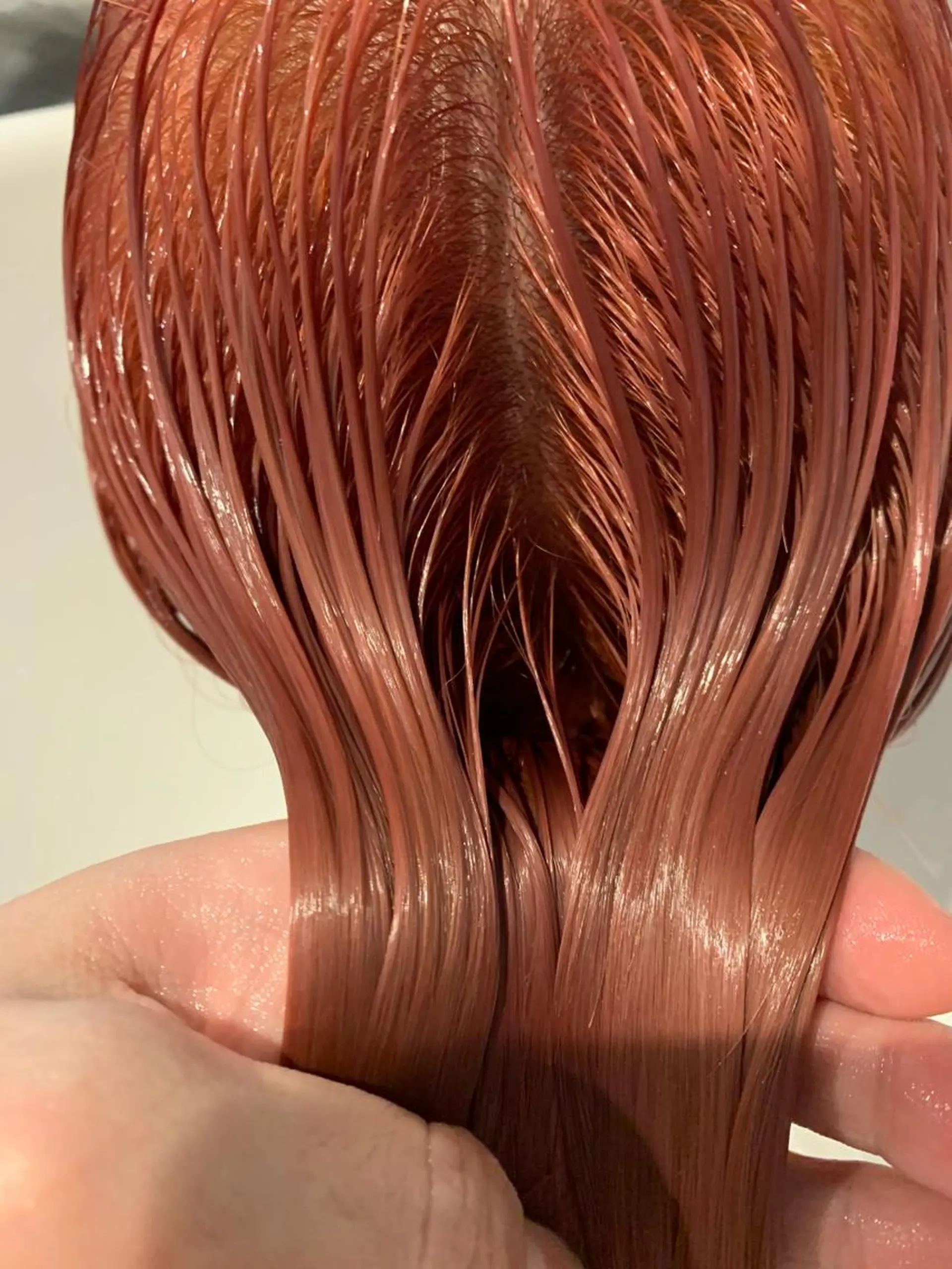 ミディアム カラー パーマ ボブパーマコテ巻き風 パーマNo1深江秀平のヘアスタイル