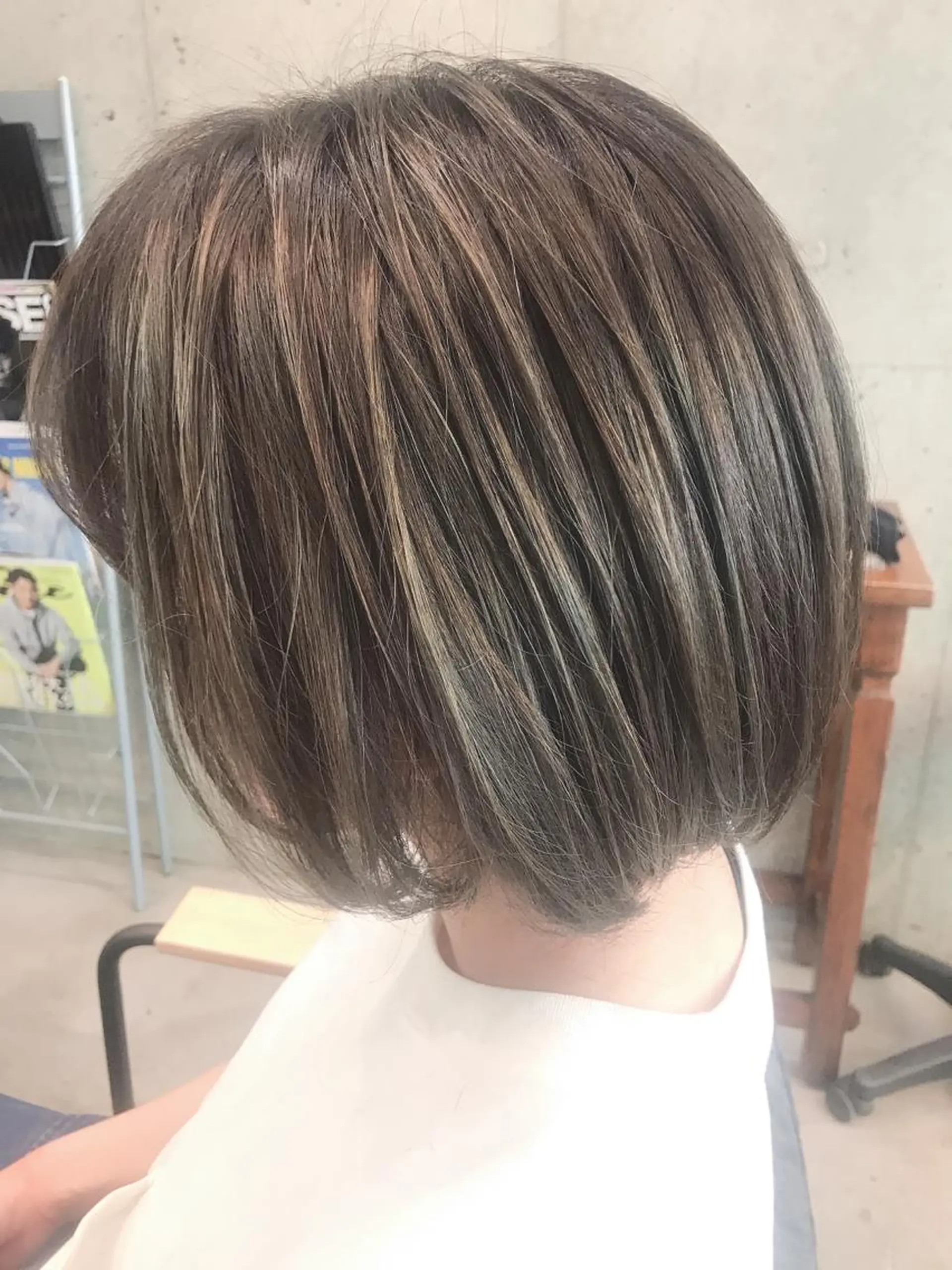 ミディアム カラー ✨縮毛矯正/髪質改善 錦糸町/松坂拓馬のヘアスタイル