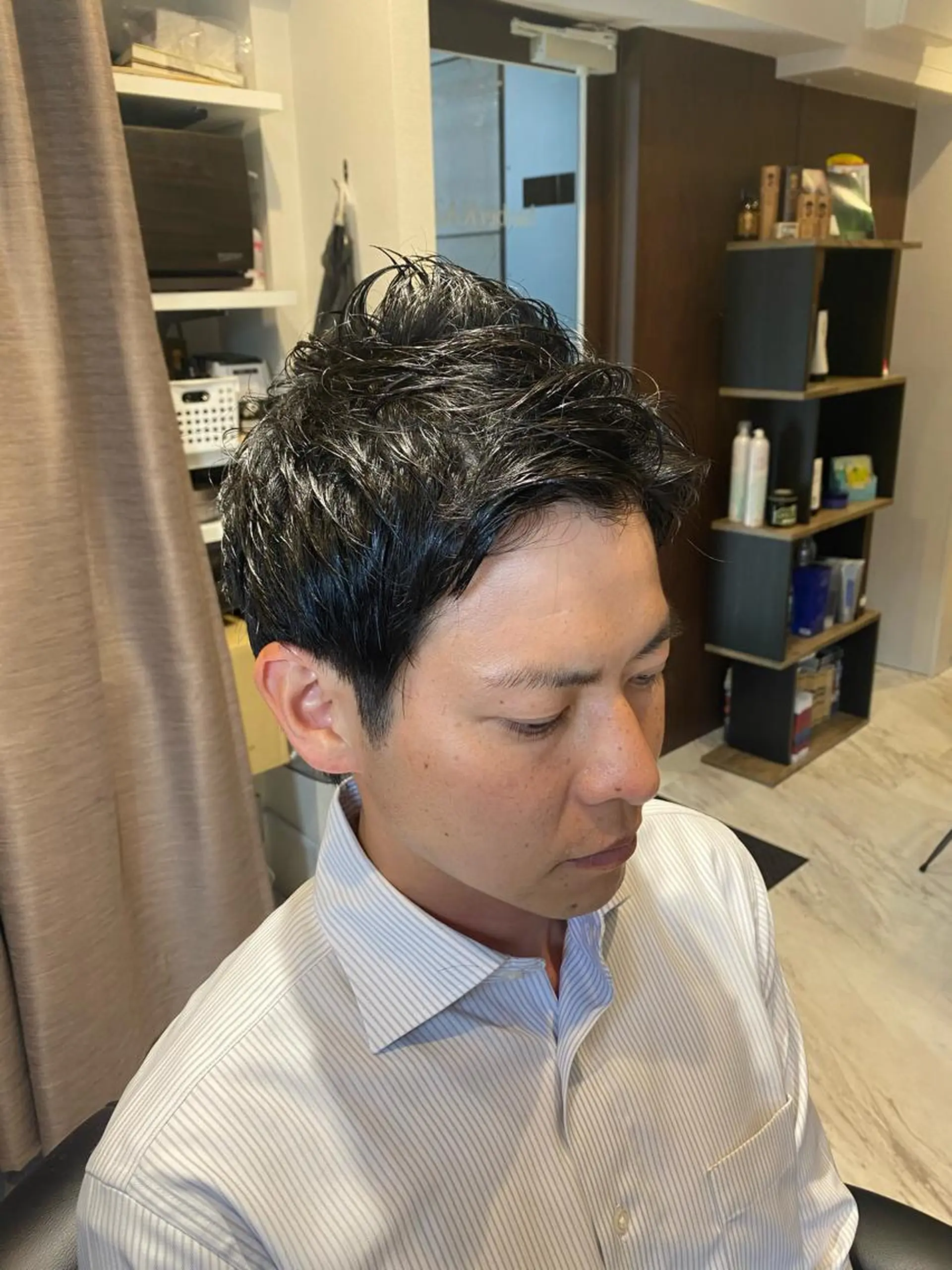 ショート 小野 大輔のヘアスタイル