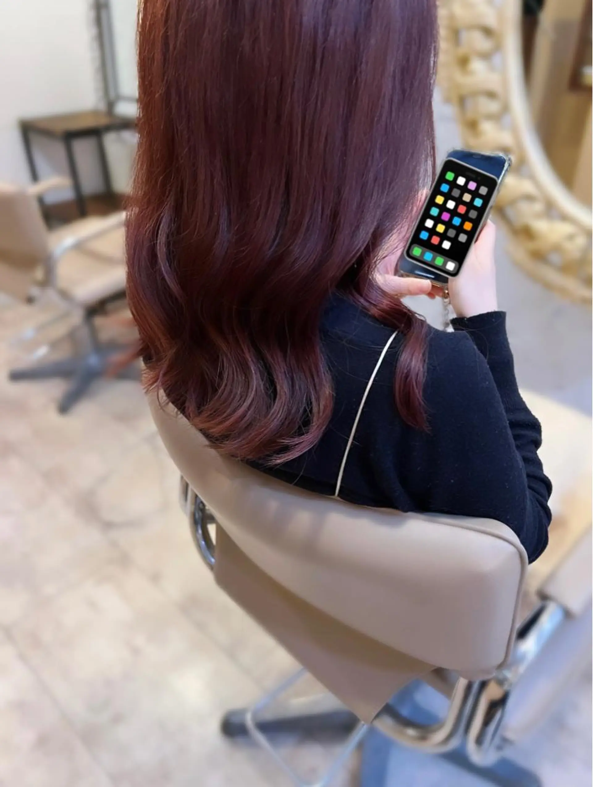 セミロング 🤍 akaneのヘアスタイル