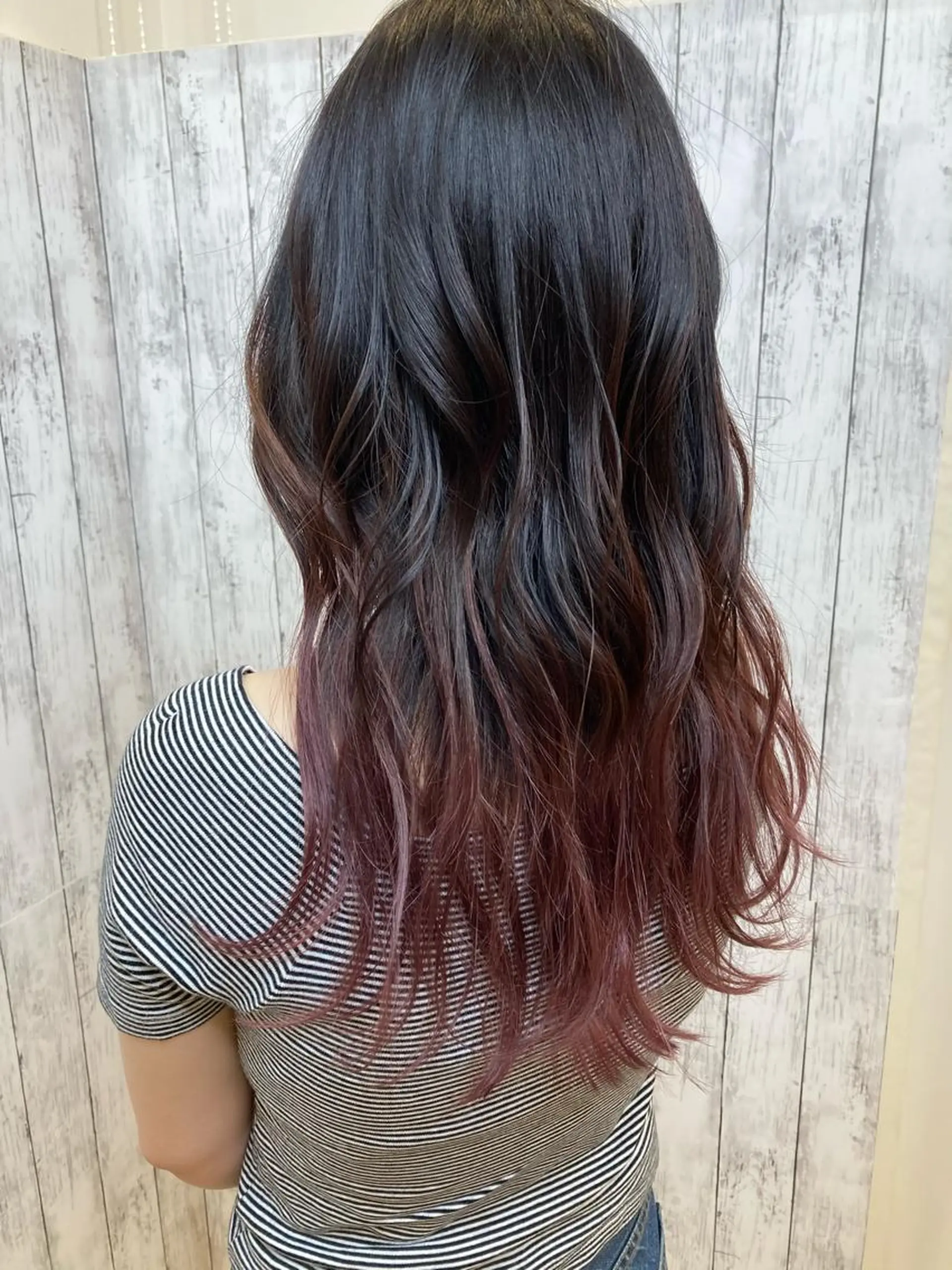 ロング カラー 黒川 真伍のヘアスタイル