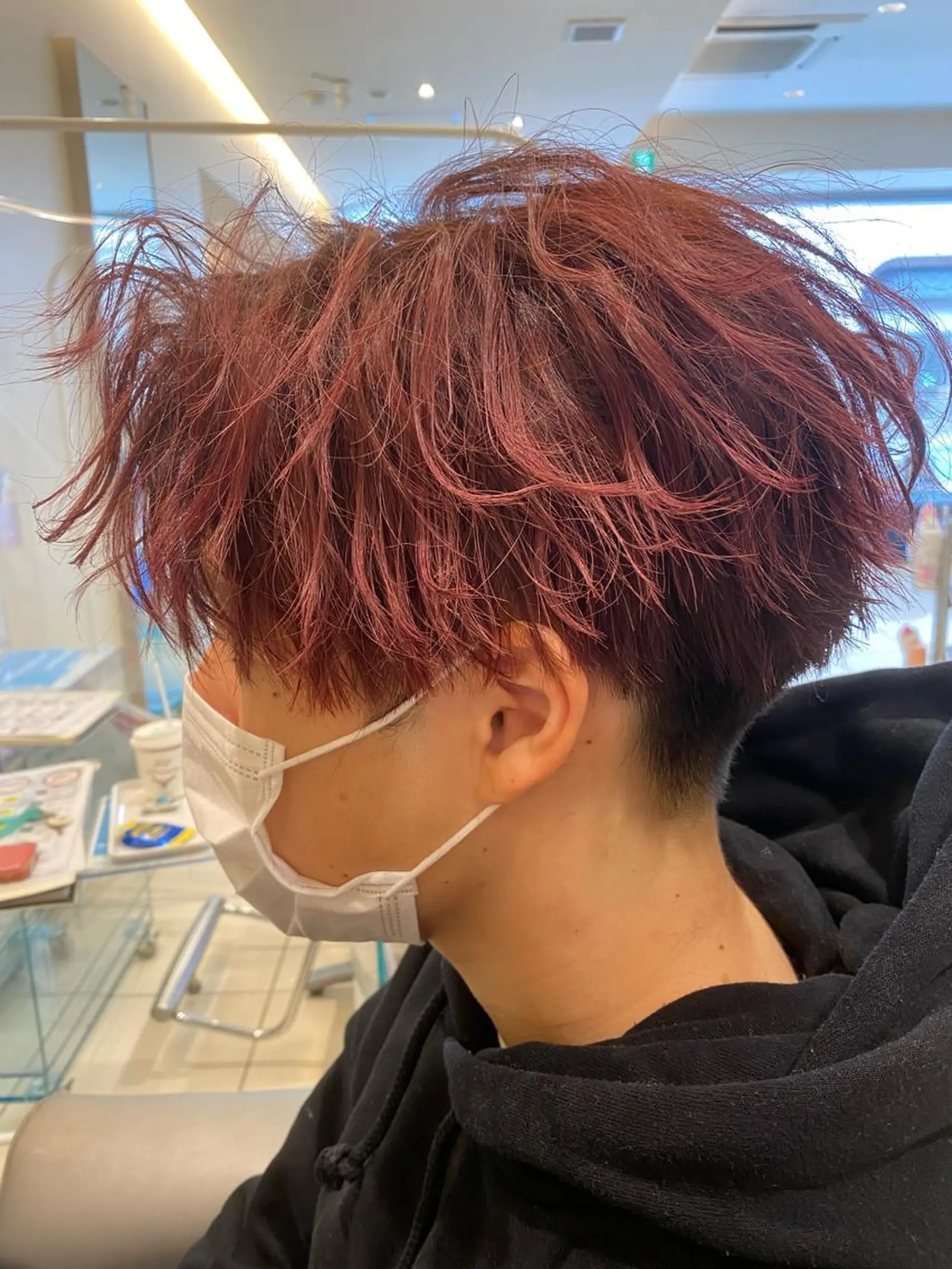 カラー メンズ メンズパーマ 副店長ユウタのヘアスタイル