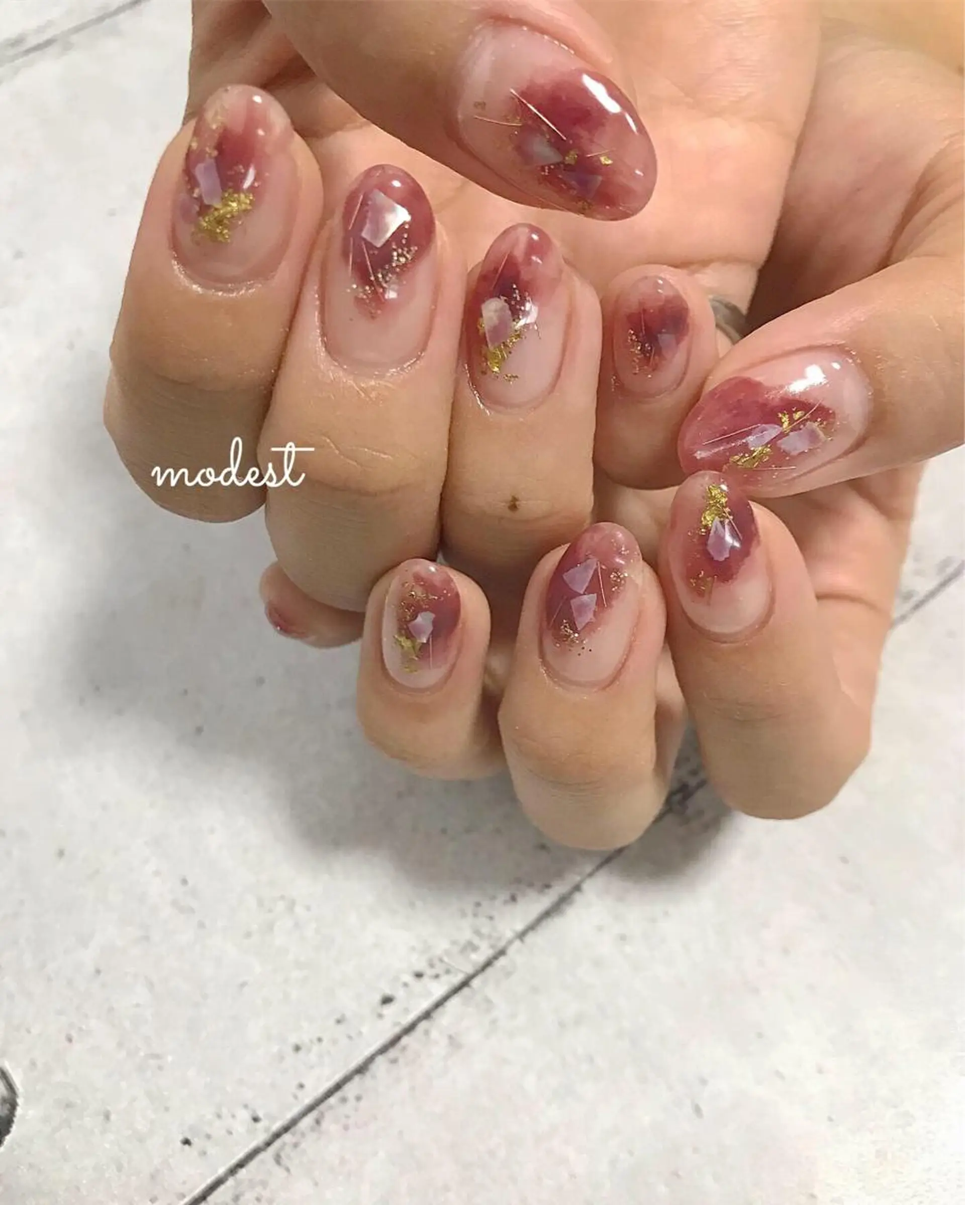 ネイル 久田 悠佳のネイルデザイン