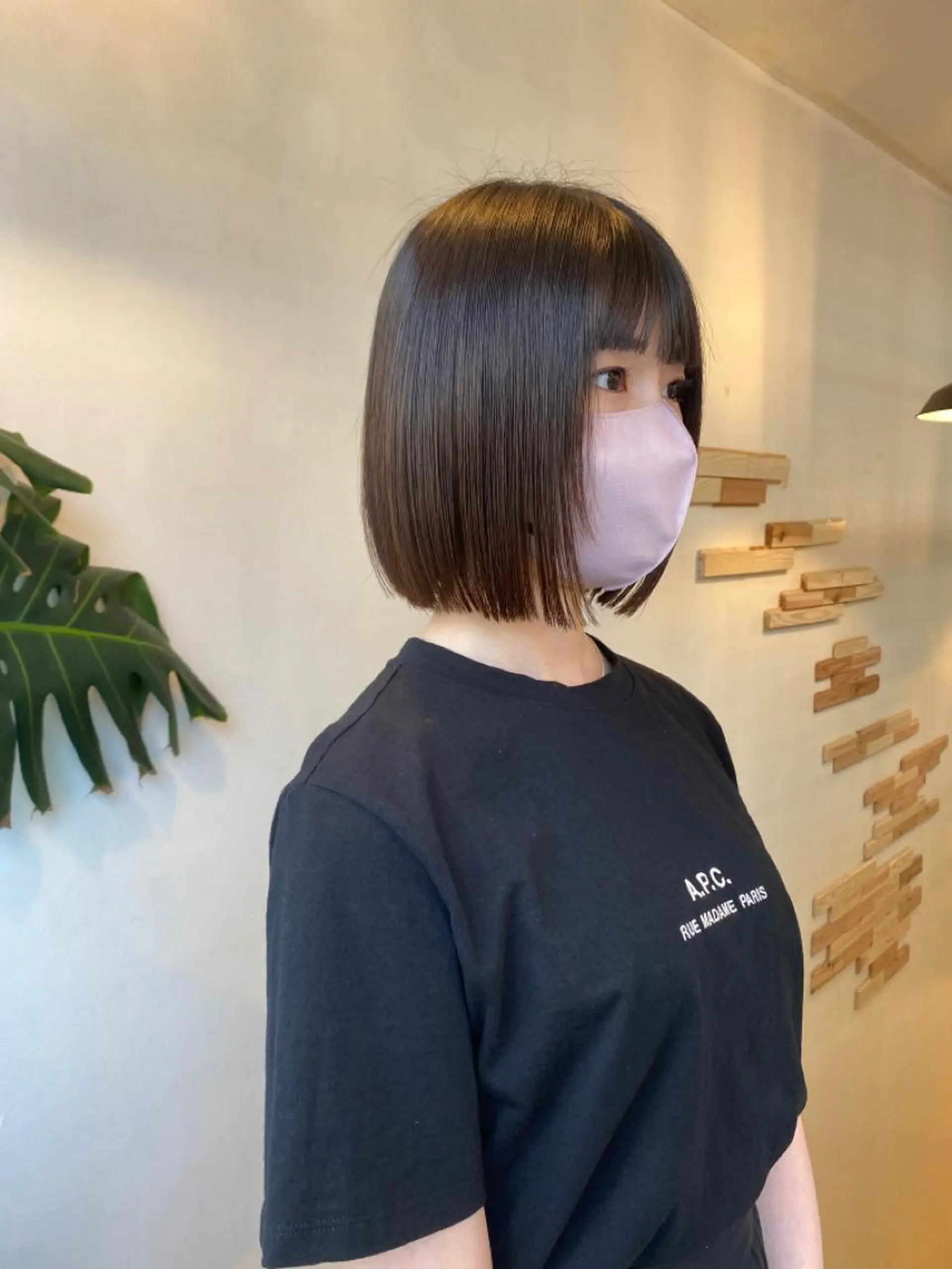 ショート カラー ヘアアレンジ ボブ カット トリートメント ナカジマ ボブ/レイヤーのヘアスタイル