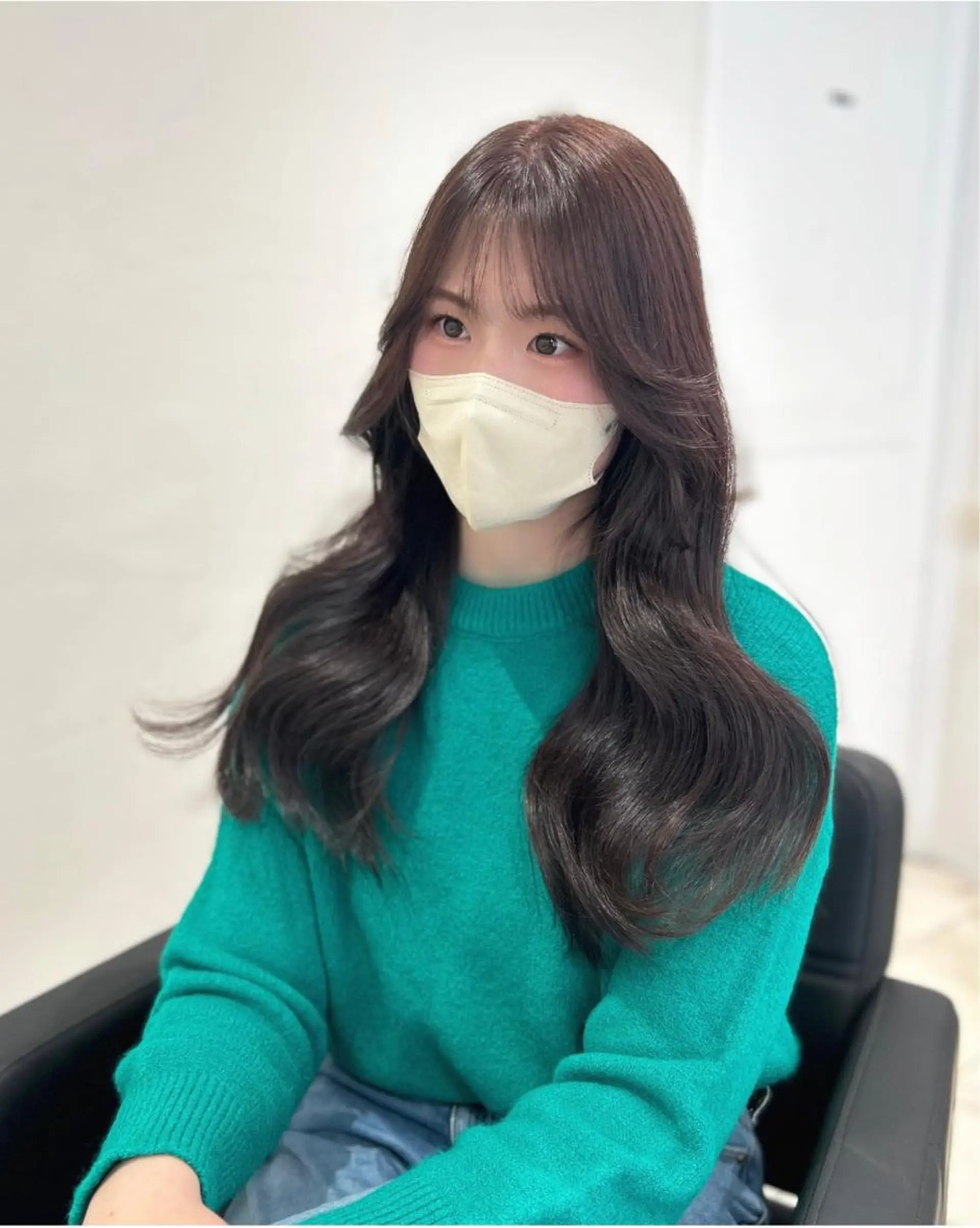 ロング 韓国ヘア🕊村上 ののこ🕊のヘアスタイル