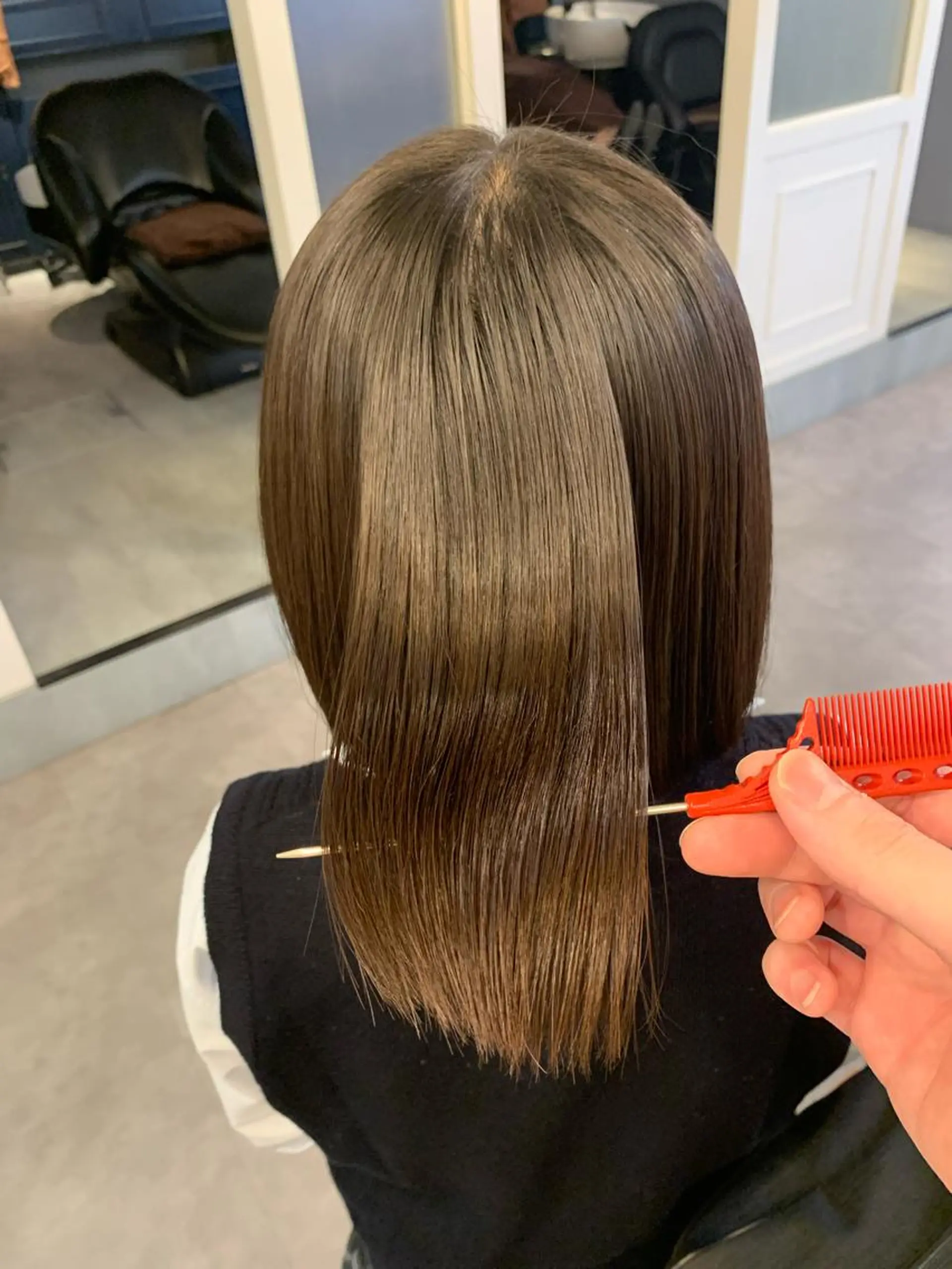 ミディアム カット ヘアカラー トリートメント 🍋似合わせ✖️ ショートヘア🍋早田のヘアスタイル
