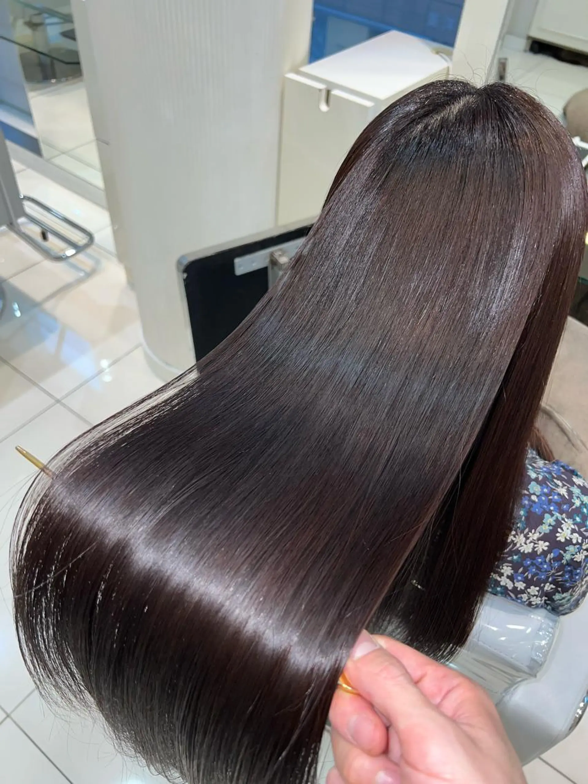 ロング カット ヘアカラー トリートメント 縮毛矯正/髪質改善 /ブリーチ/東陽町✨のヘアスタイル