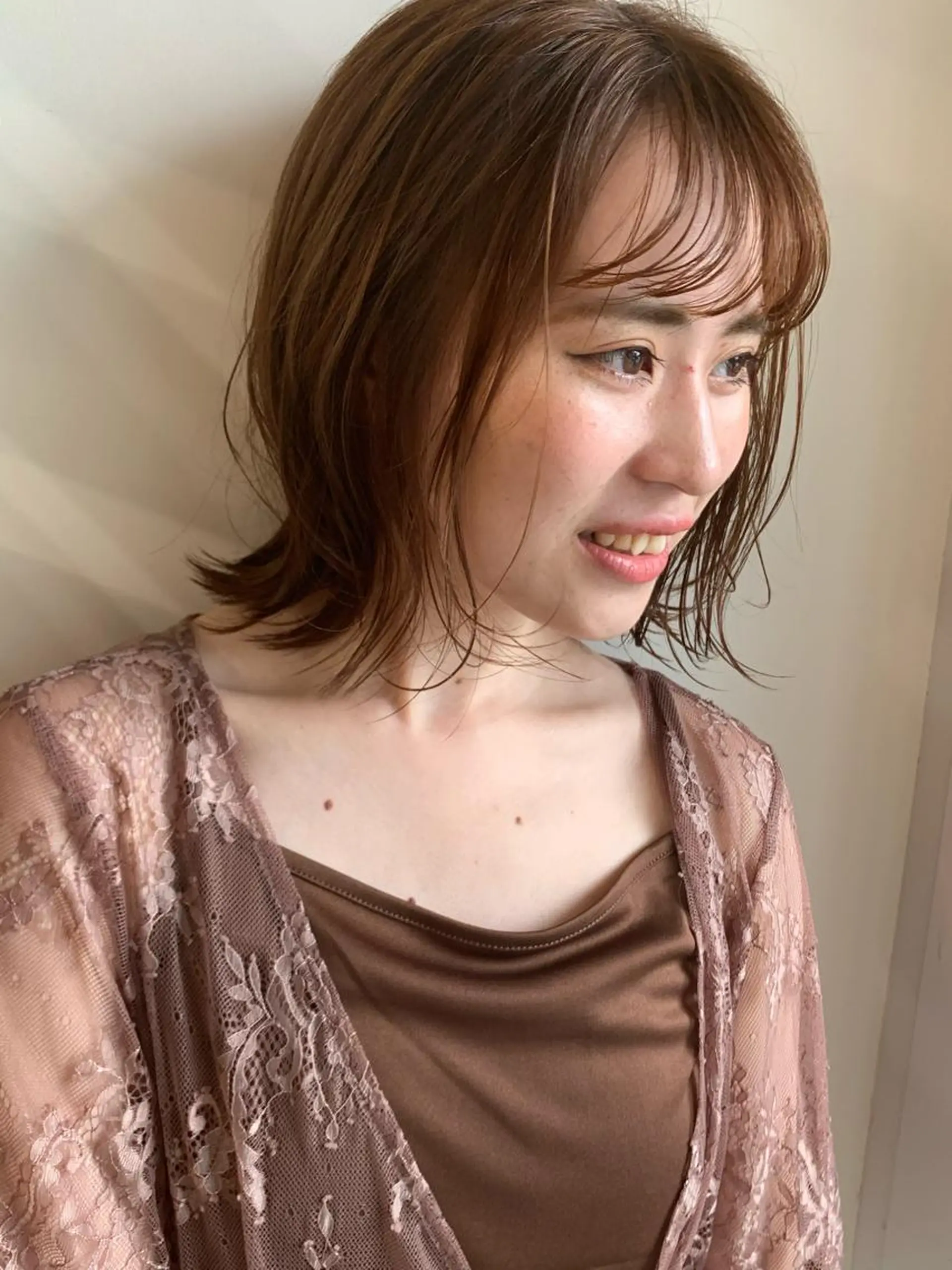 ミディアム カラー ヘアアレンジ 眉毛ワックス konomiの眉毛・アイブロウイメージ