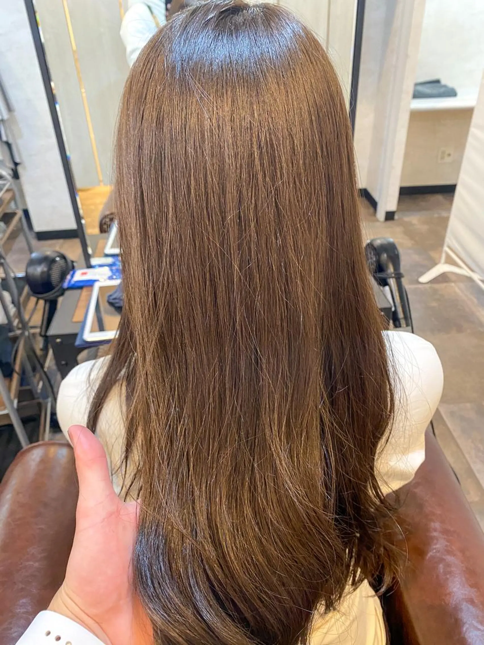 セミロング カラー イルミナカラー ヘアカラー トリートメント ⭐️ショート⭐️美髪 矯正⭐️水口陸のヘアスタイル