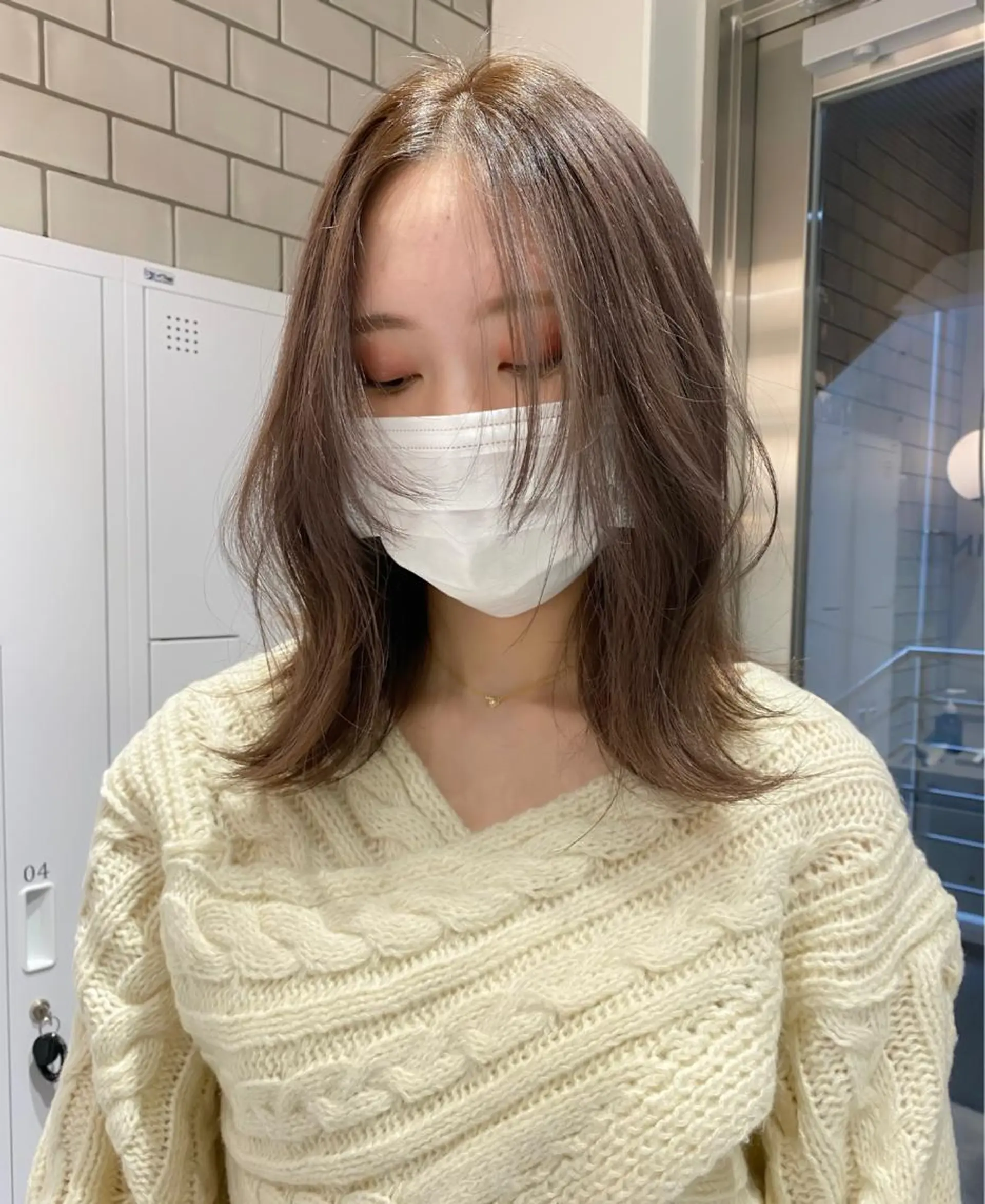 ミディアム ヘアカラー トリートメント ୨୧柔らかいカラー nozomi ୨୧のヘアスタイル