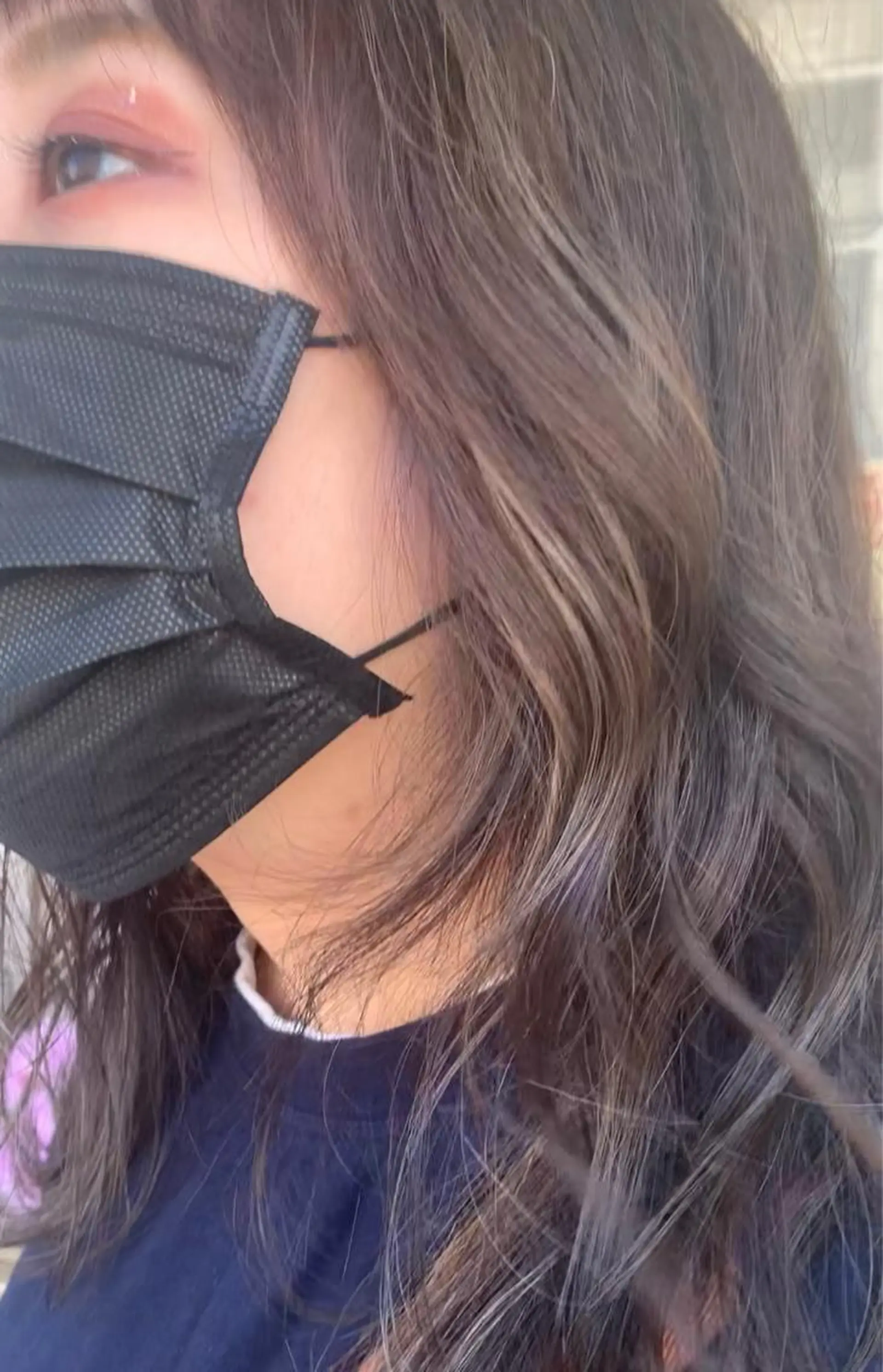 カラー ハイライトカラー Aya/四条烏丸/ インナーカラーのヘアスタイル