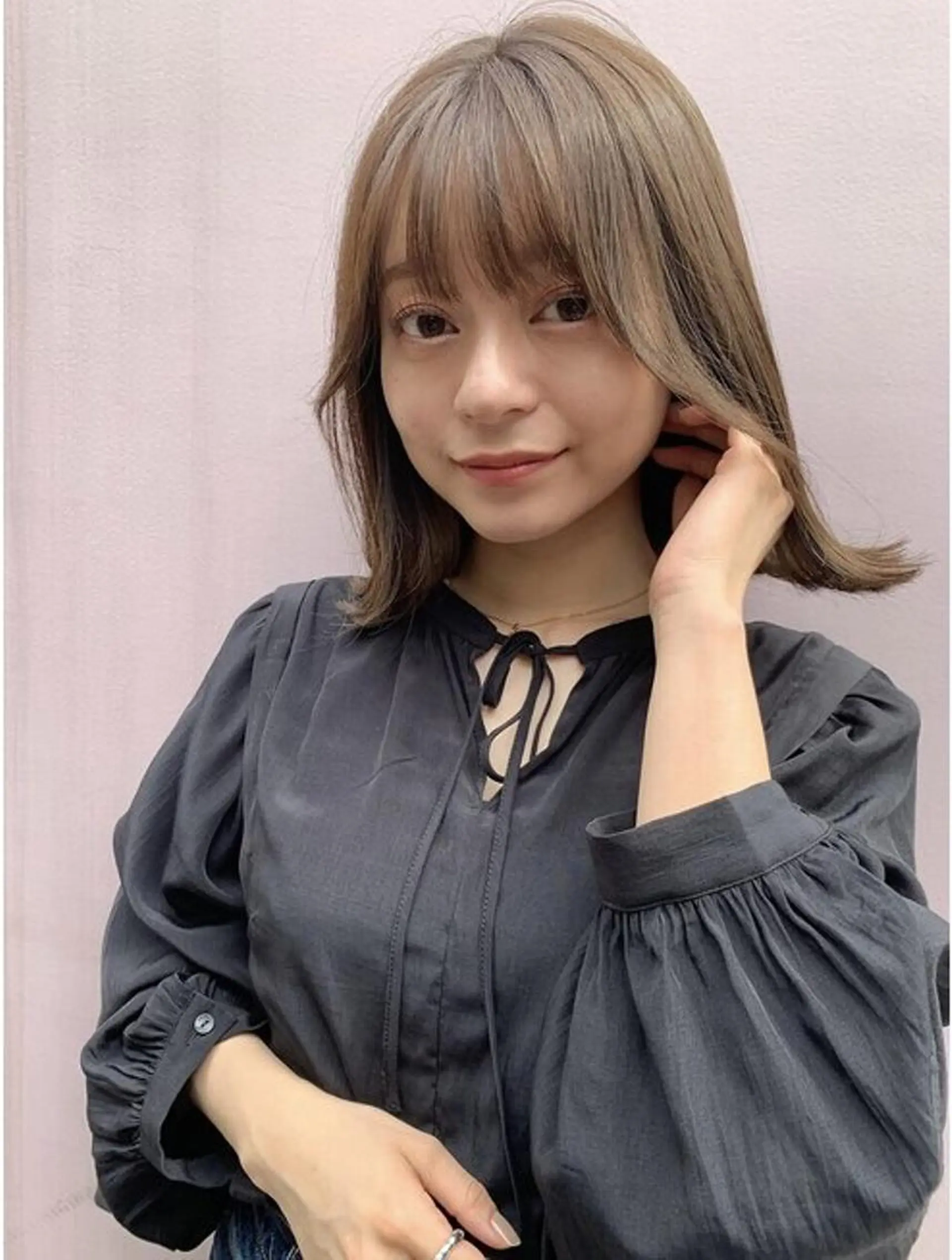 ショート 顔まわりレイヤー 髪質改善 韓国風ヘア レイヤーカット 似合わせカット カット 髪質改善🇰🇷レイ ヤーカット/艶透明髪のヘアスタイル